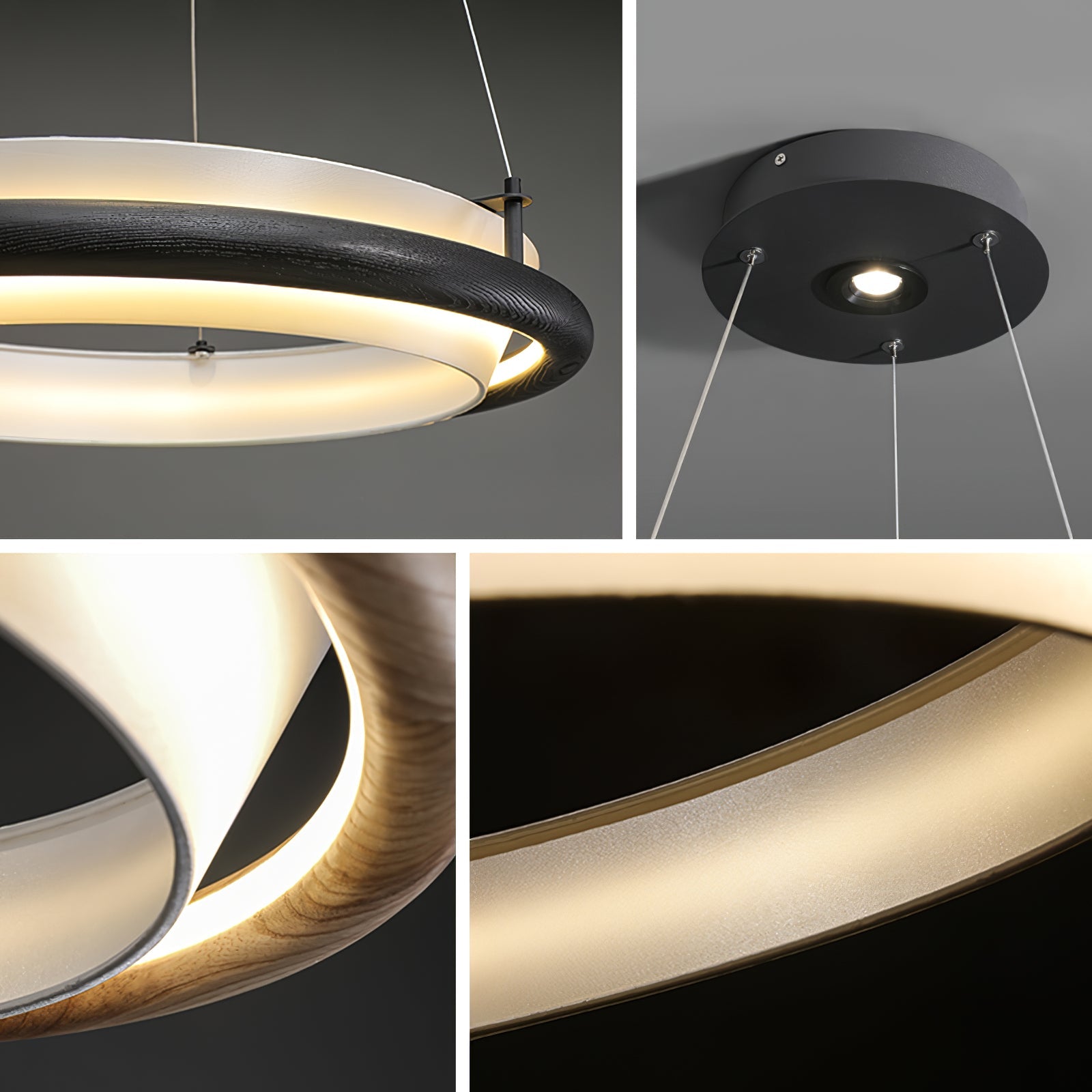 Olvelila Circular Metal Pendant Light - Blowlighting