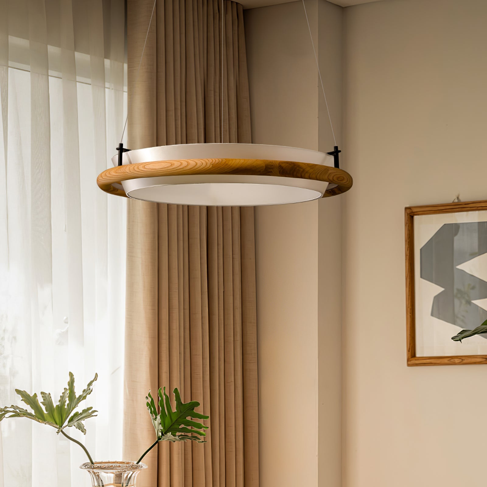 Olvelila Circular Metal Pendant Light - Blowlighting