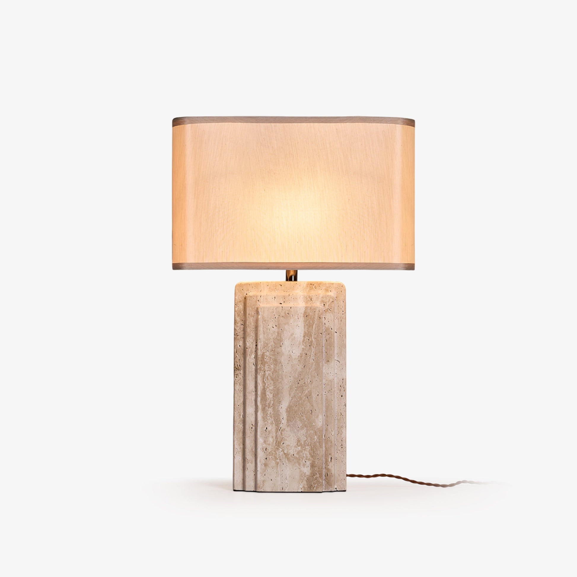 Cocare Travertine Table Lamp - Blowlighting