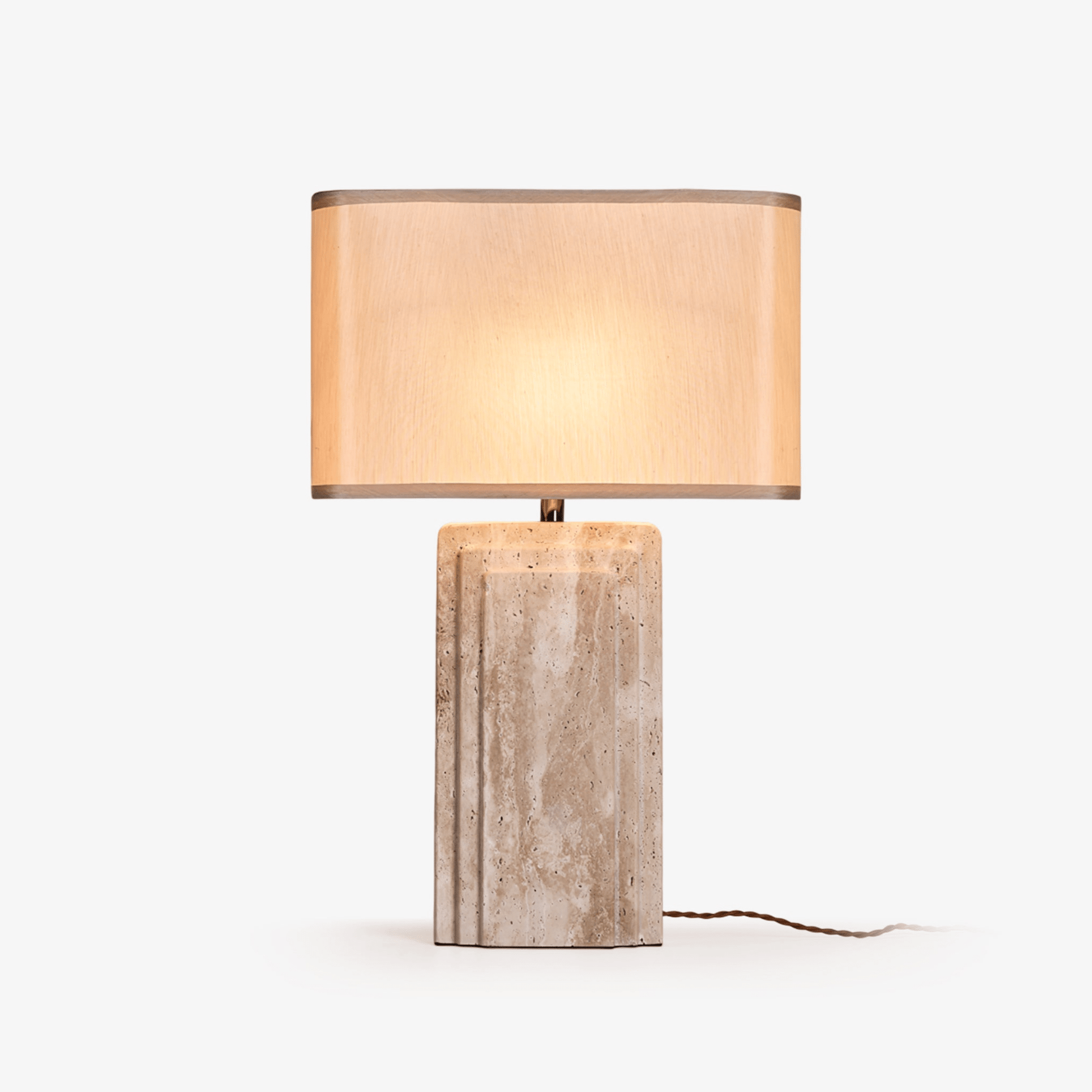 Cocare Travertine Table Lamp - Blowlighting