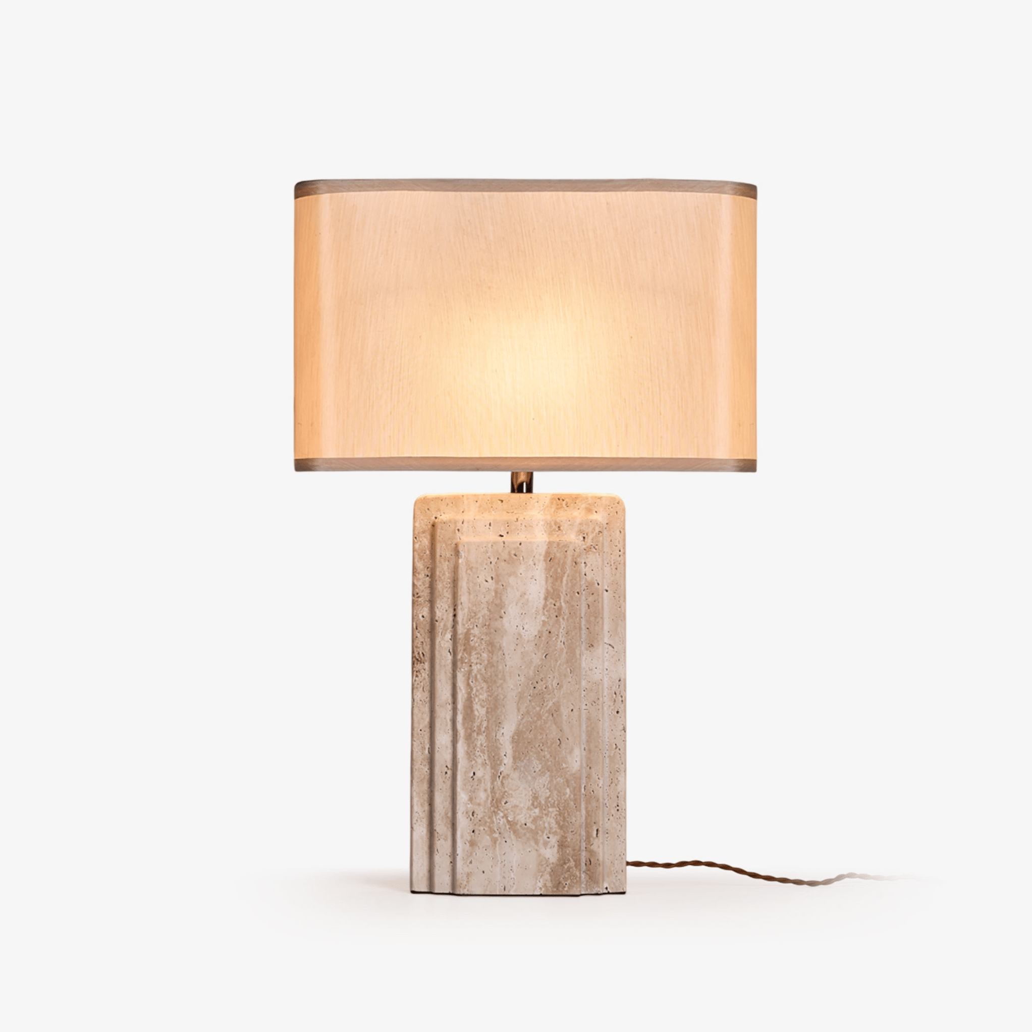 Cocare Travertine Table Lamp - Blowlighting