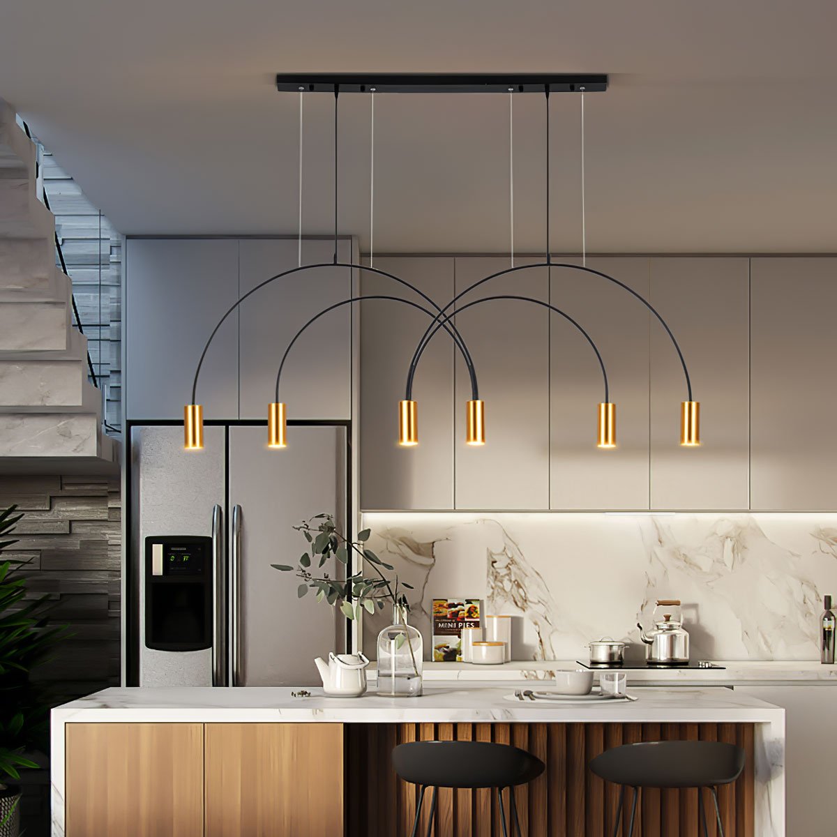 Arcs Pendant Light - Blowlighting
