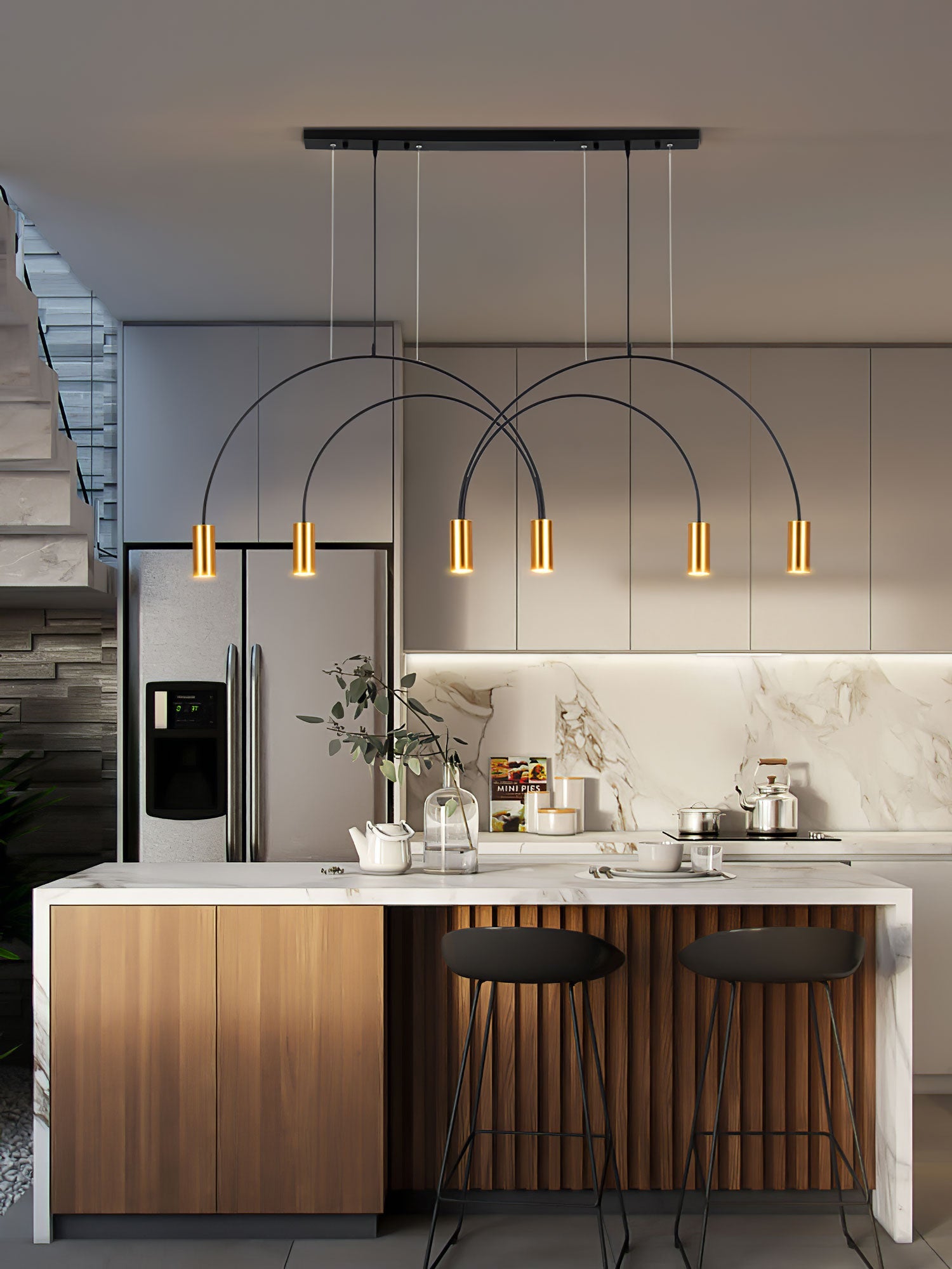Arcs Pendant Light - Blowlighting