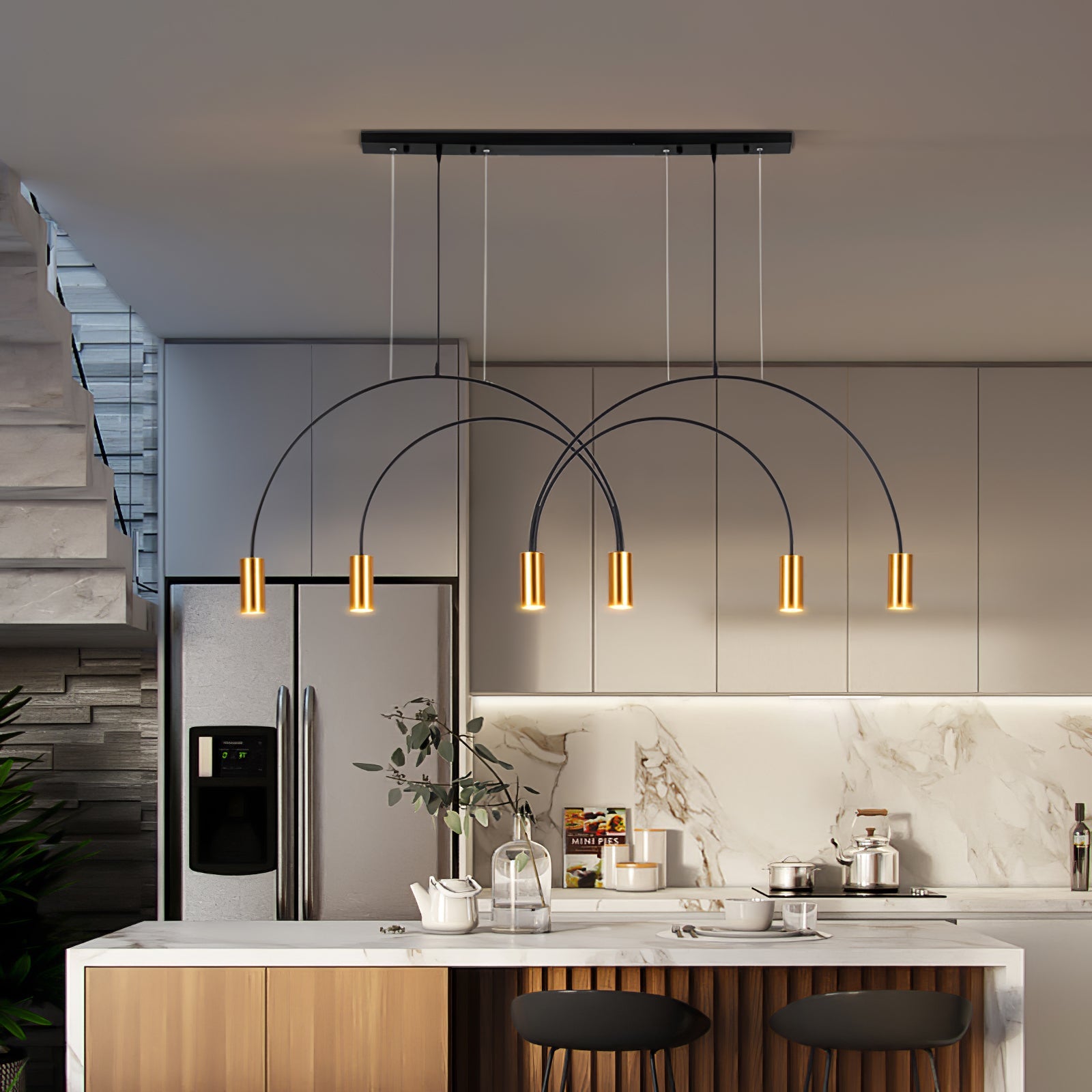 Arcs Pendant Light - Blowlighting