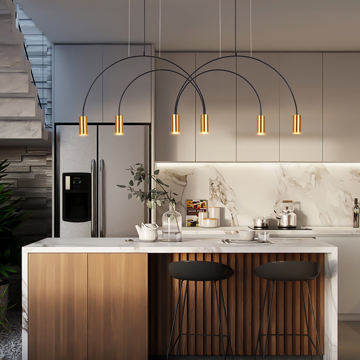 Arcs Pendant Light - Blowlighting