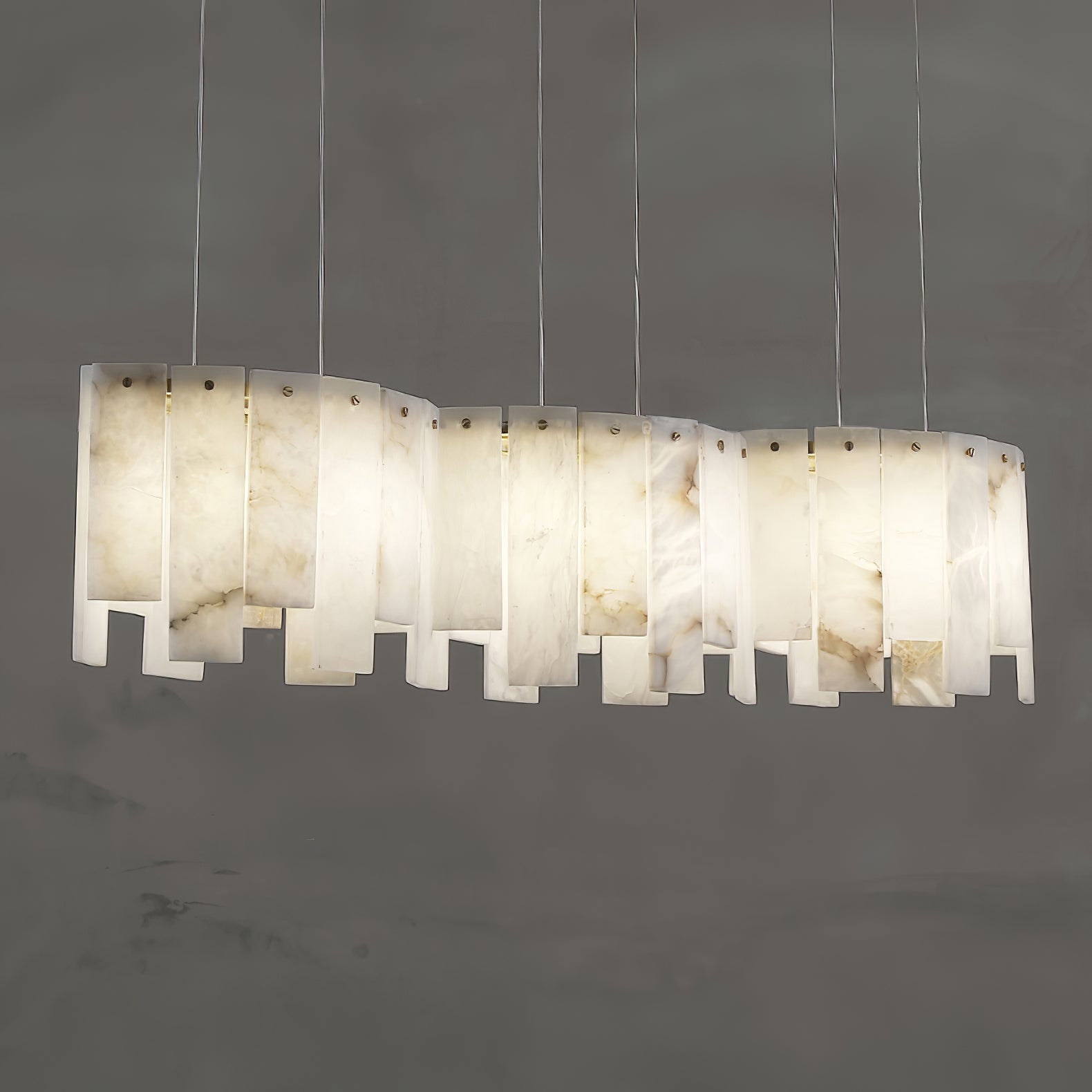 Cavelan Cluster Alabaster Pendant Light - Blowlighting
