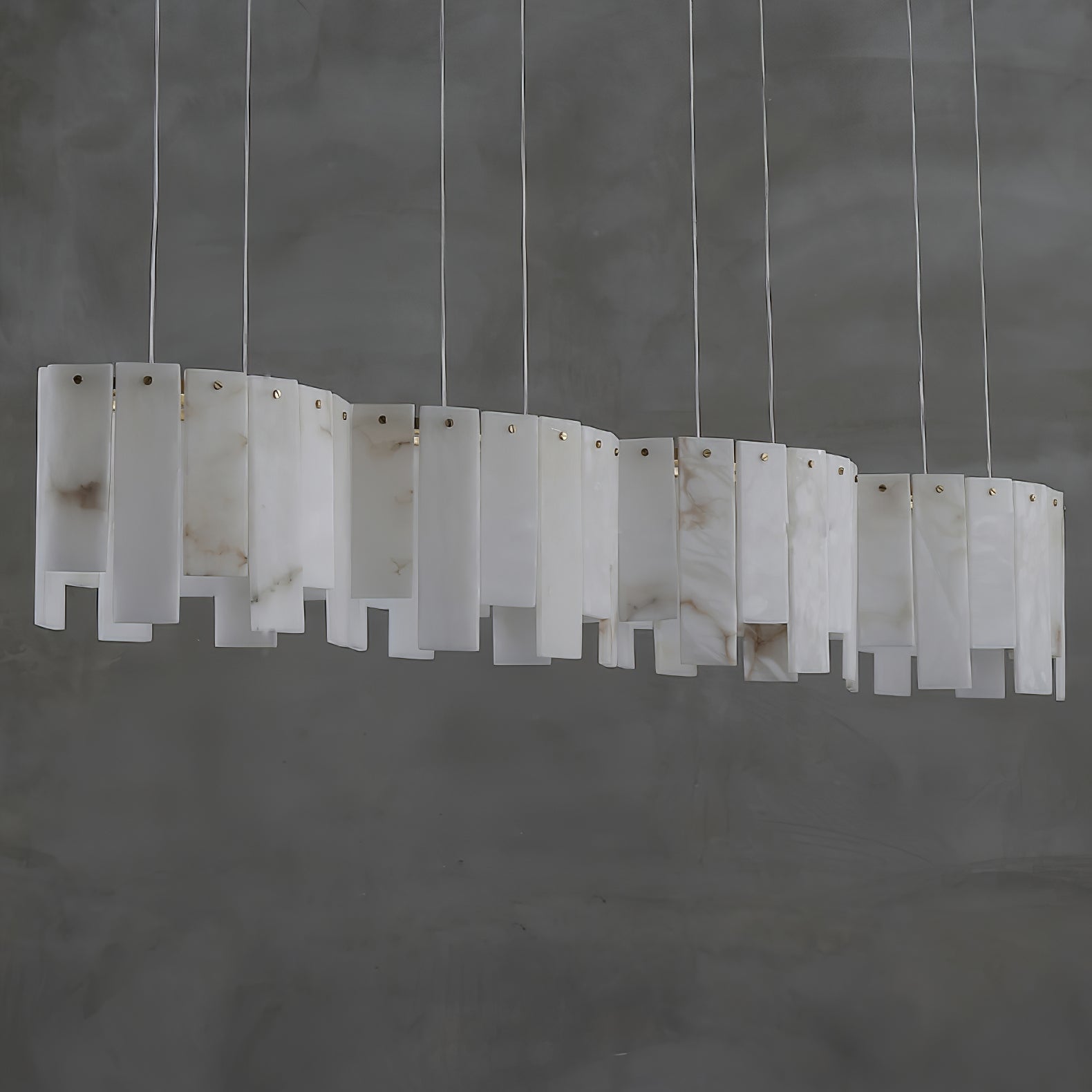 Cavelan Cluster Alabaster Pendant Light - Blowlighting
