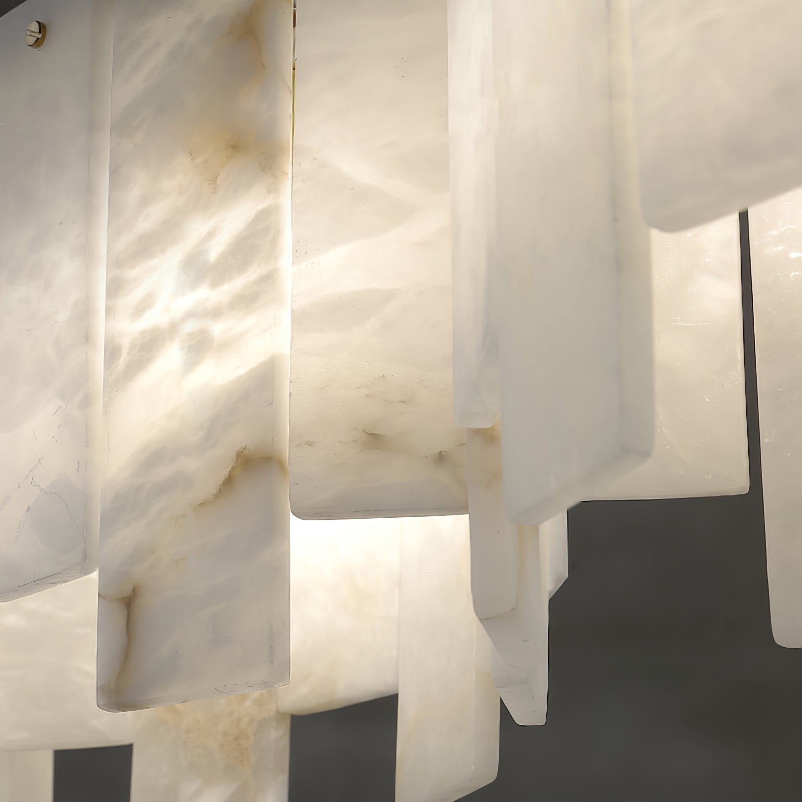 Cavelan Cluster Alabaster Pendant Light - Blowlighting