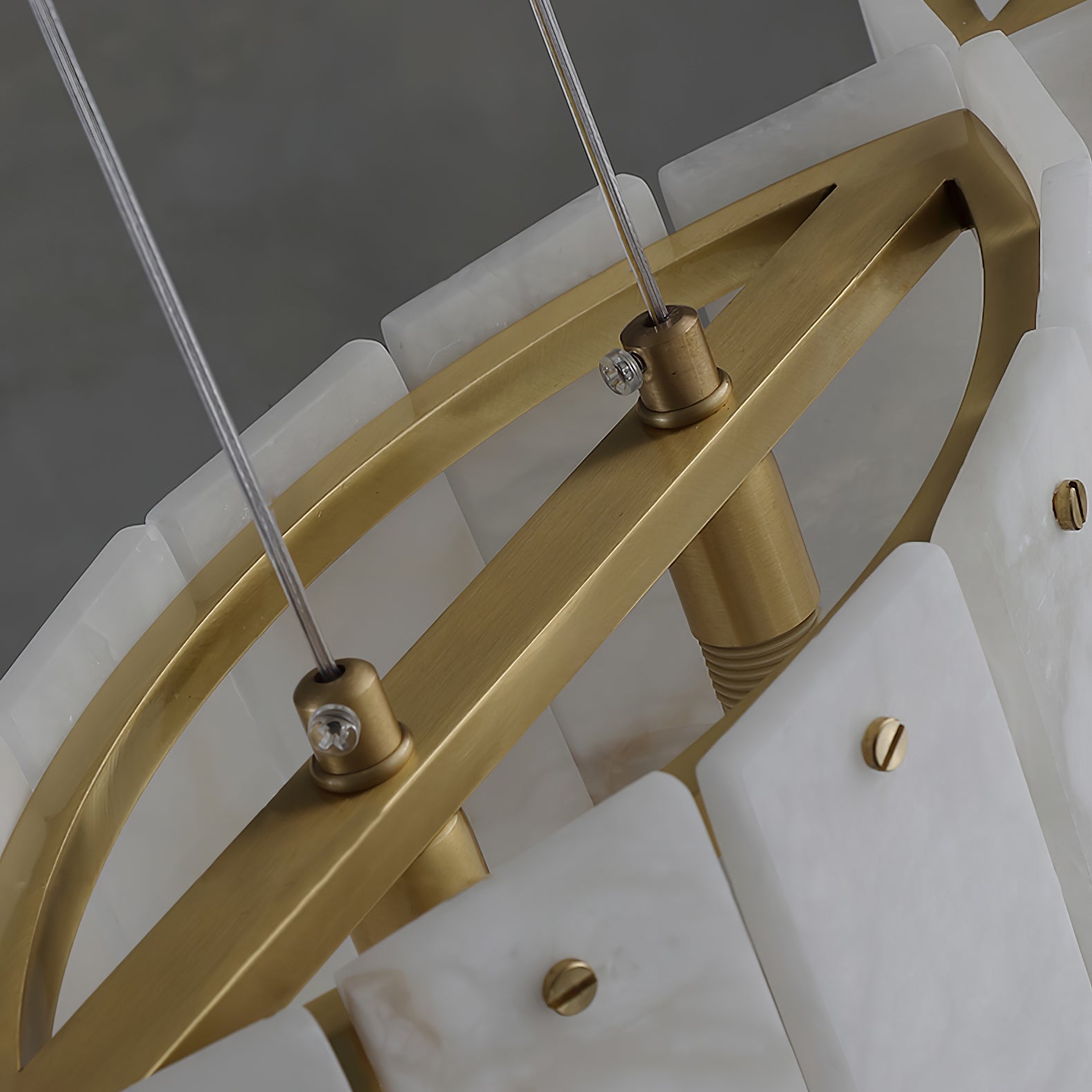 Cavelan Cluster Alabaster Pendant Light - Blowlighting