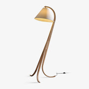 Udorila Curved Wood Floor Lamp - Blowlighting