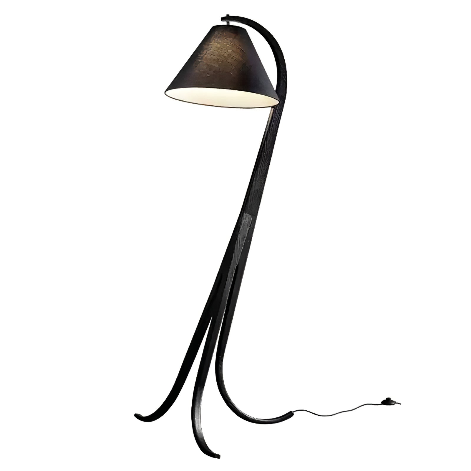 Udorila Curved Wood Floor Lamp - Blowlighting