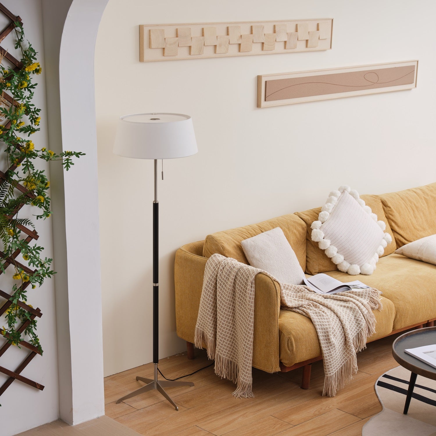Eliana Modern Metal Floor Lamp - Blowlighting