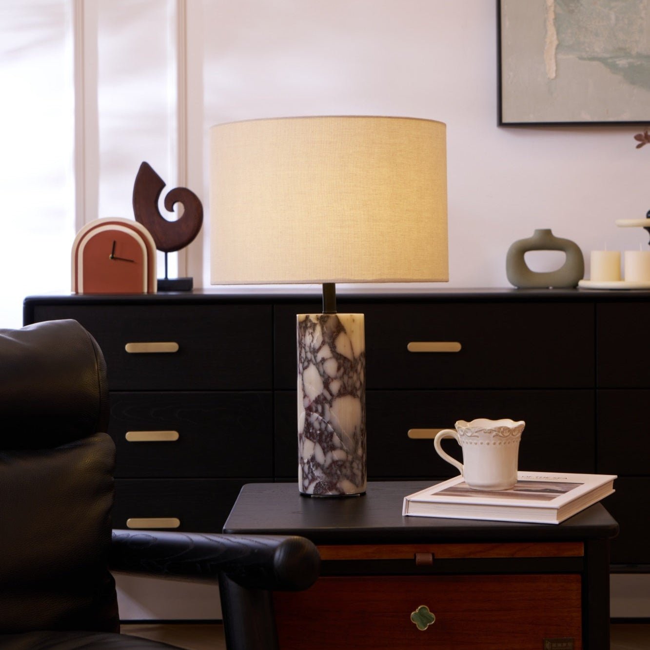 Ardena Marble Table Lamp - Blowlighting