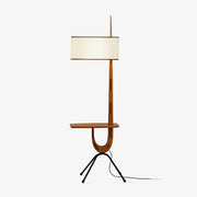 Vemara Mid Century Wood Floor Lamp - Blowlighting