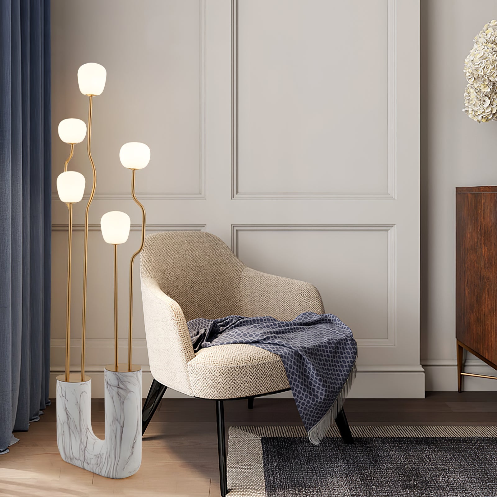 Aria Bloom Floor Lamp - Blowlighting
