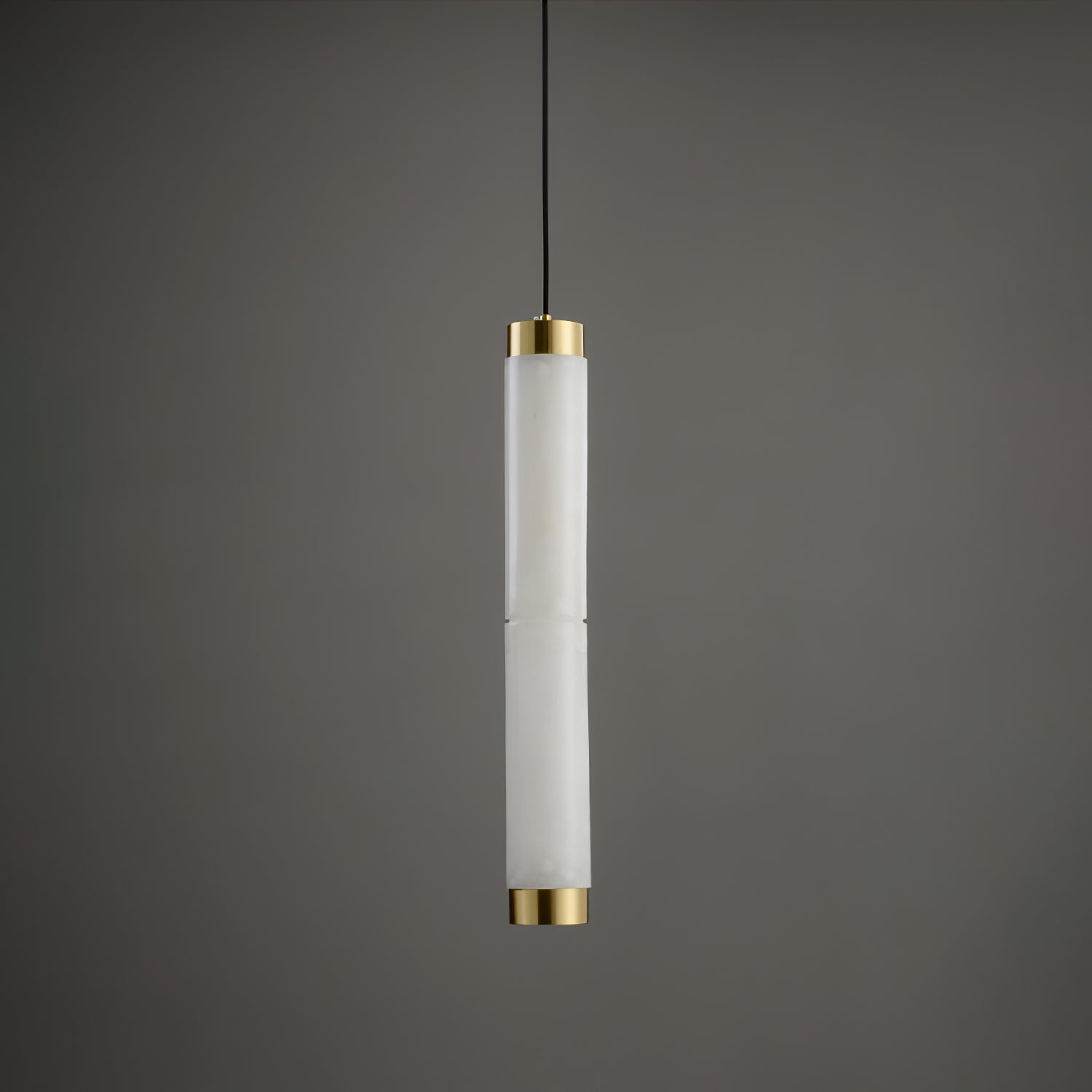 Lira Cylindrical Alabaster Pendant Light - Blowlighting