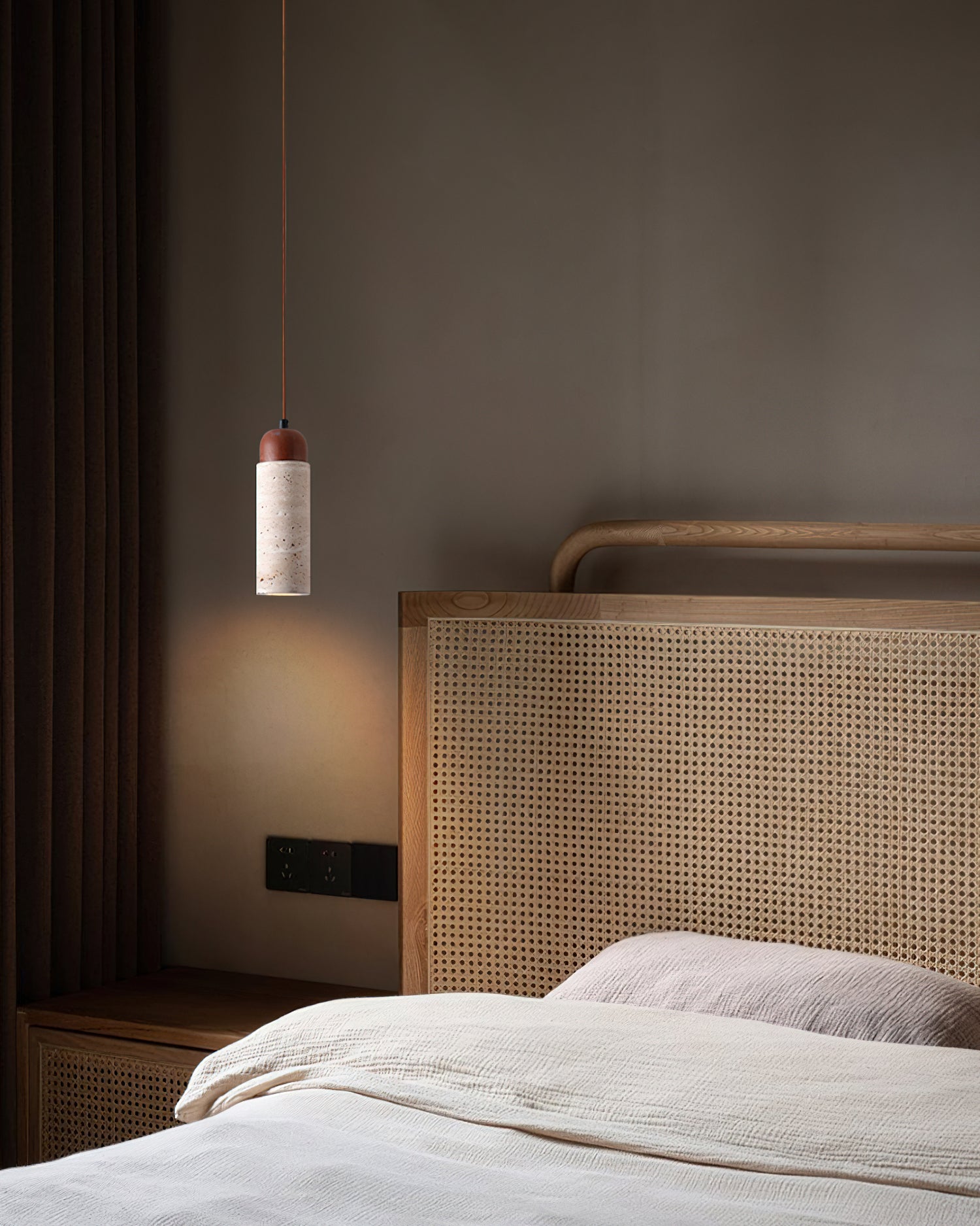 Arlene Scandinavian Travertine Pendant Light