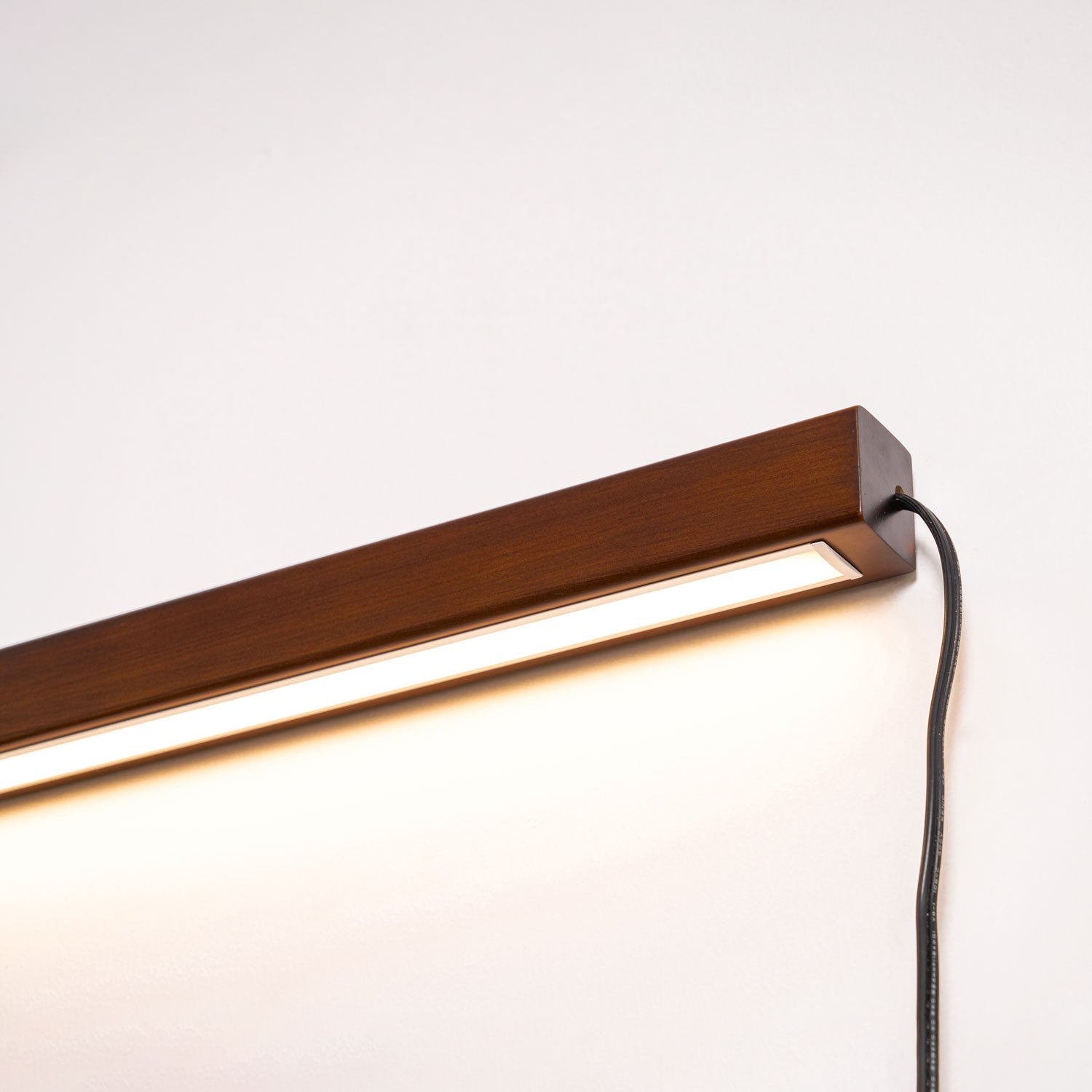 Arlo Linear Wood Plug-in Wall Light - Blowlighting
