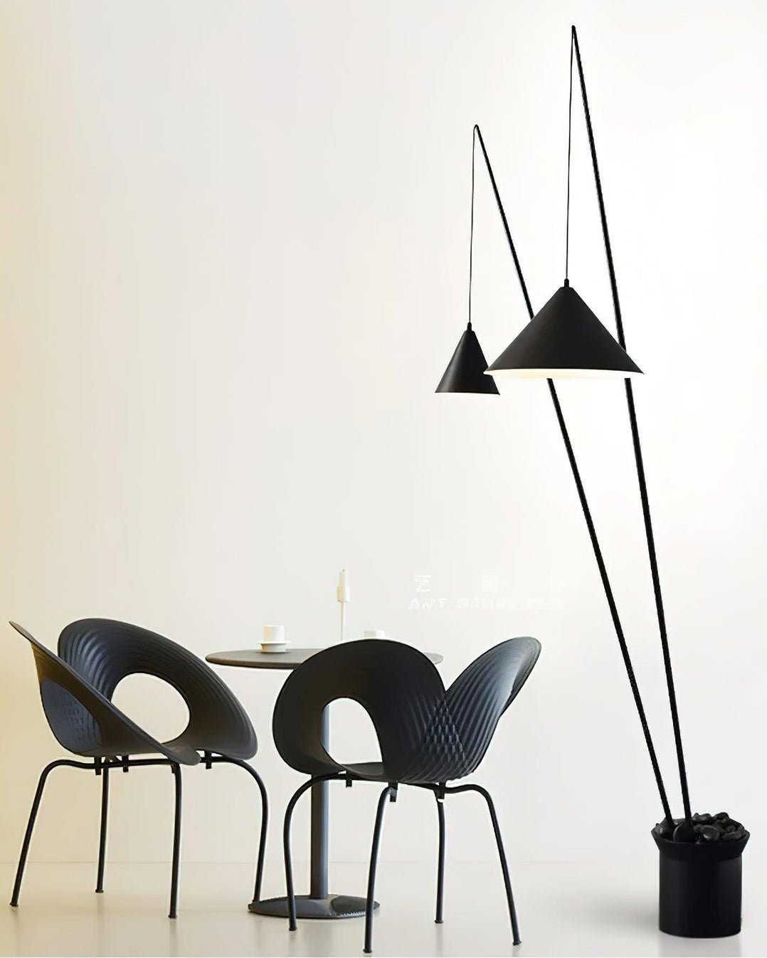 Canorara Multi-Arm Black Floor Lamp - Blowlighting