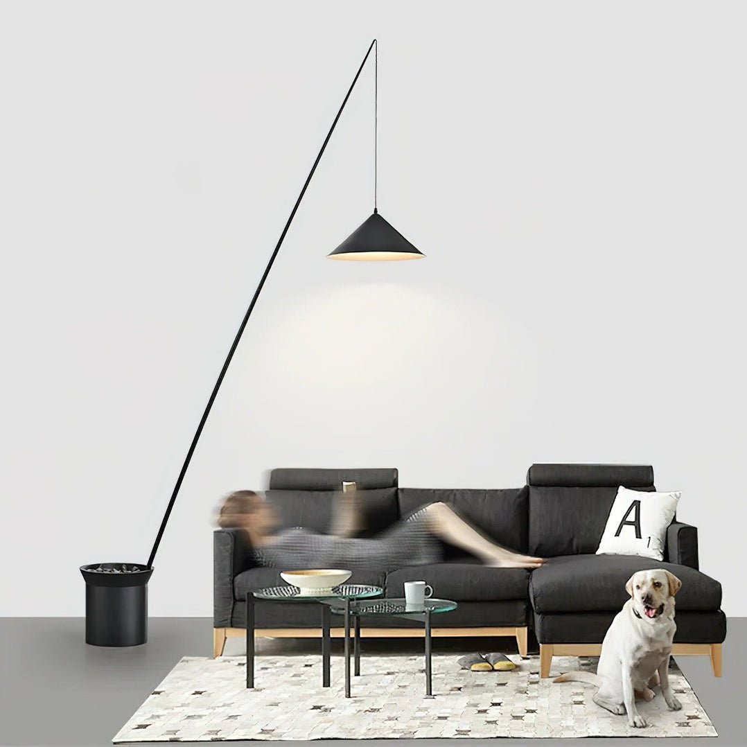 Canorara Multi-Arm Black Floor Lamp - Blowlighting