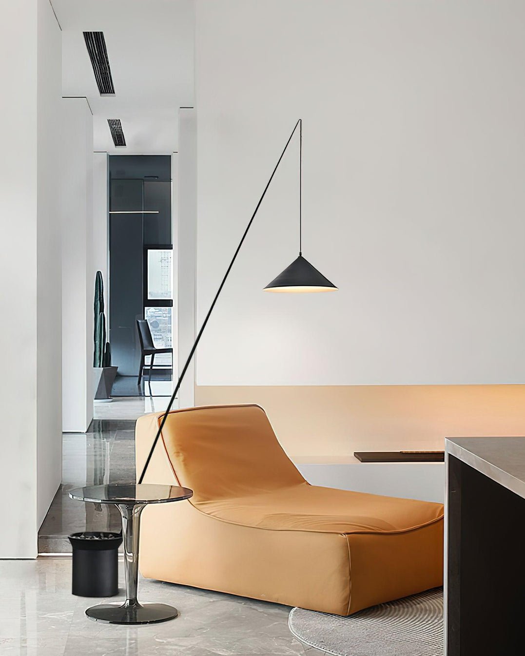 Canorara Multi-Arm Black Floor Lamp - Blowlighting