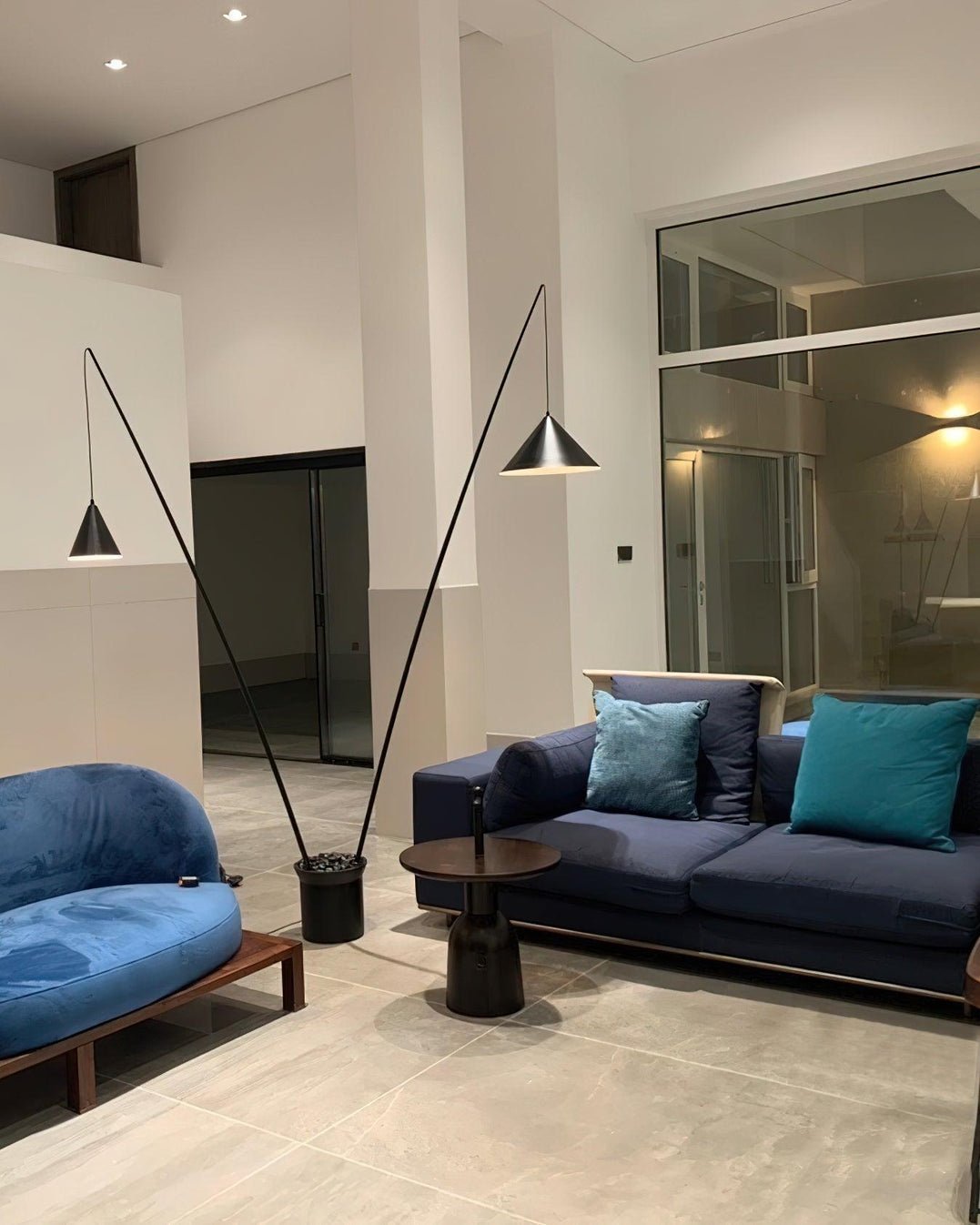 Canorara Multi-Arm Black Floor Lamp - Blowlighting
