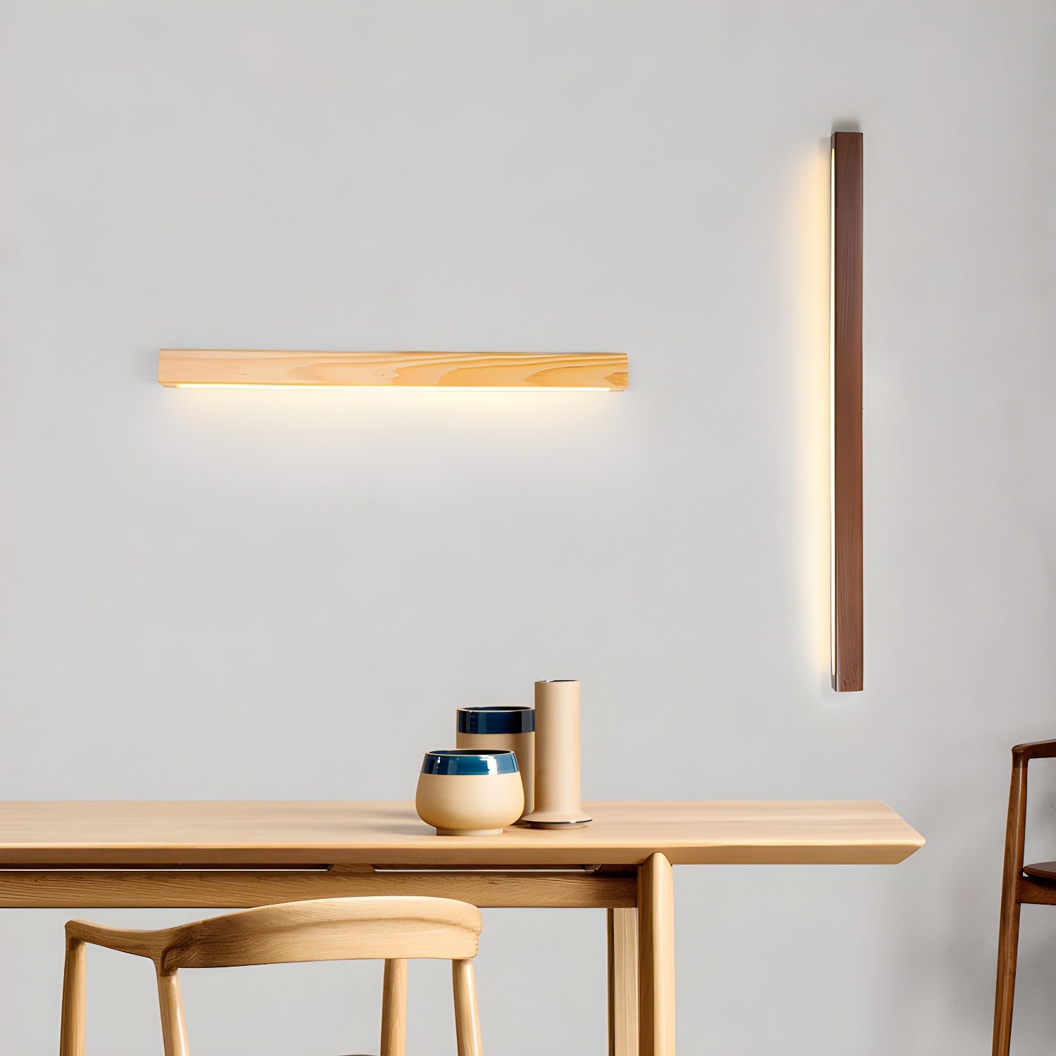Arlo Linear Wood Wall Light - Blowlighting