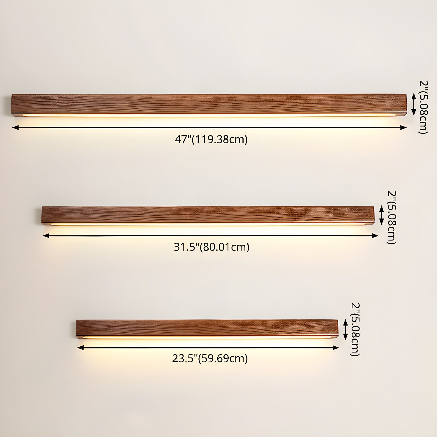 Arlo Linear Wood Wall Light - Blowlighting