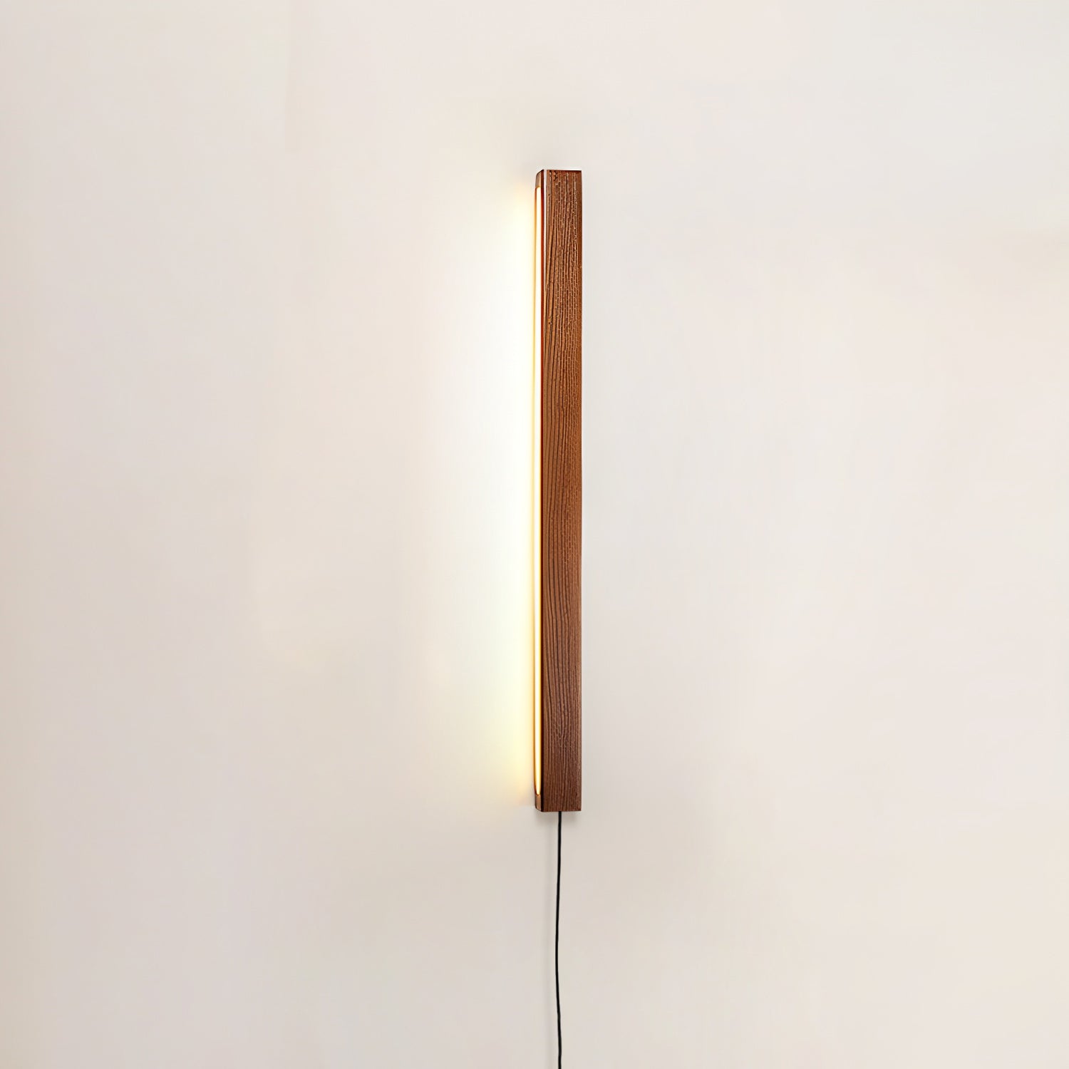 Arlo Linear Wood Plug-in Wall Light - Blowlighting