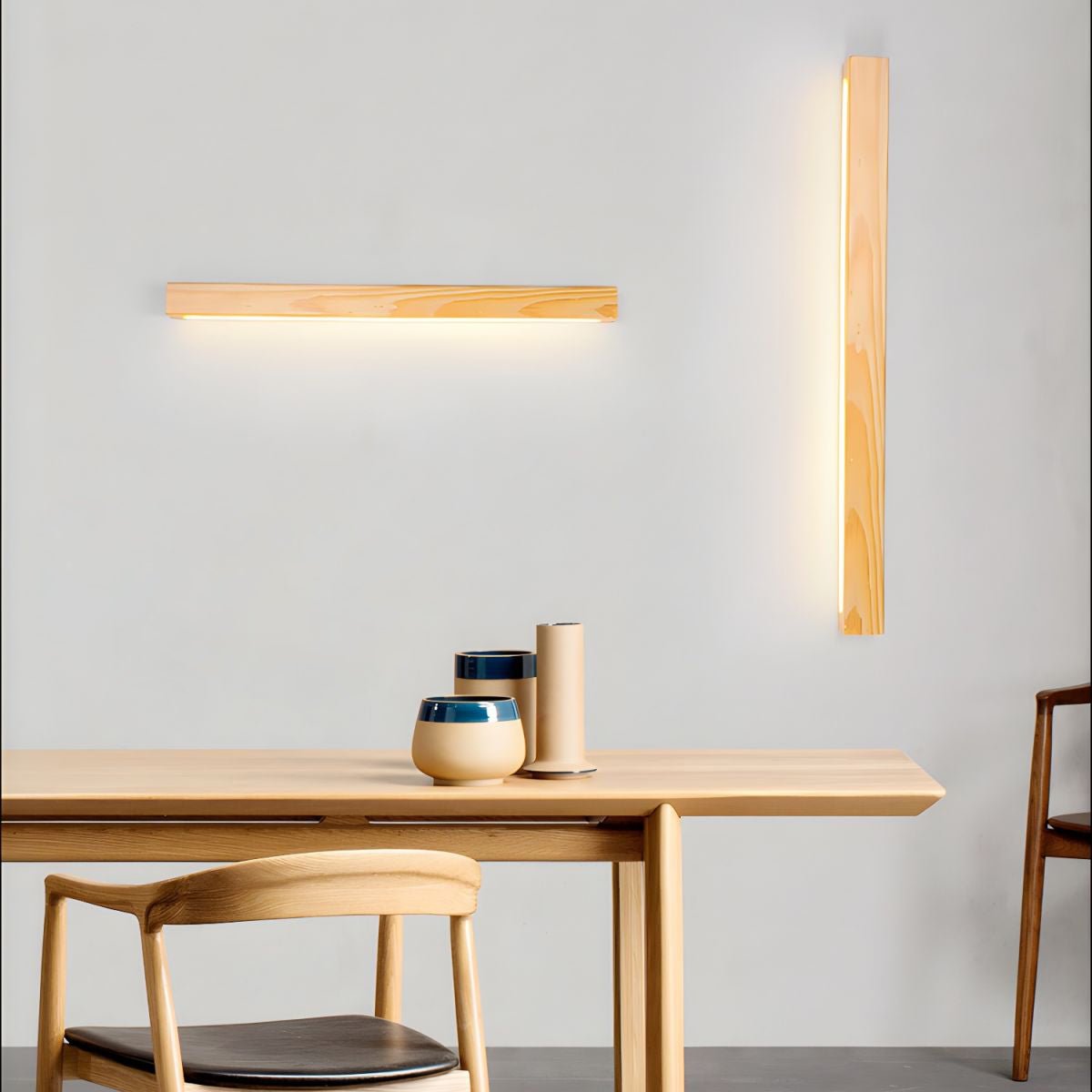 Arlo Linear Wood Wall Light - Blowlighting