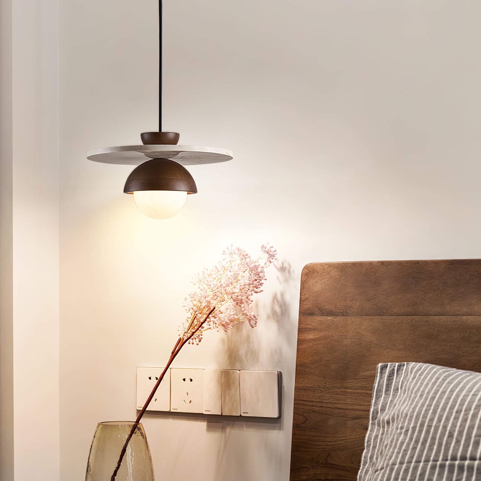 Vera Travertine Pendant Light - Blowlighting