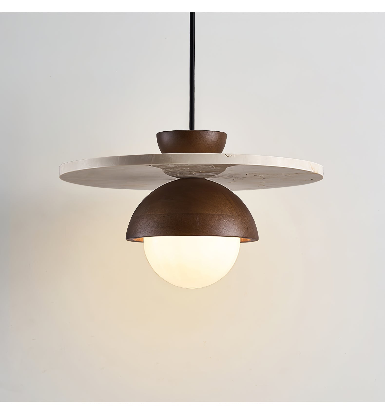 Vera Travertine Pendant Light - Blowlighting