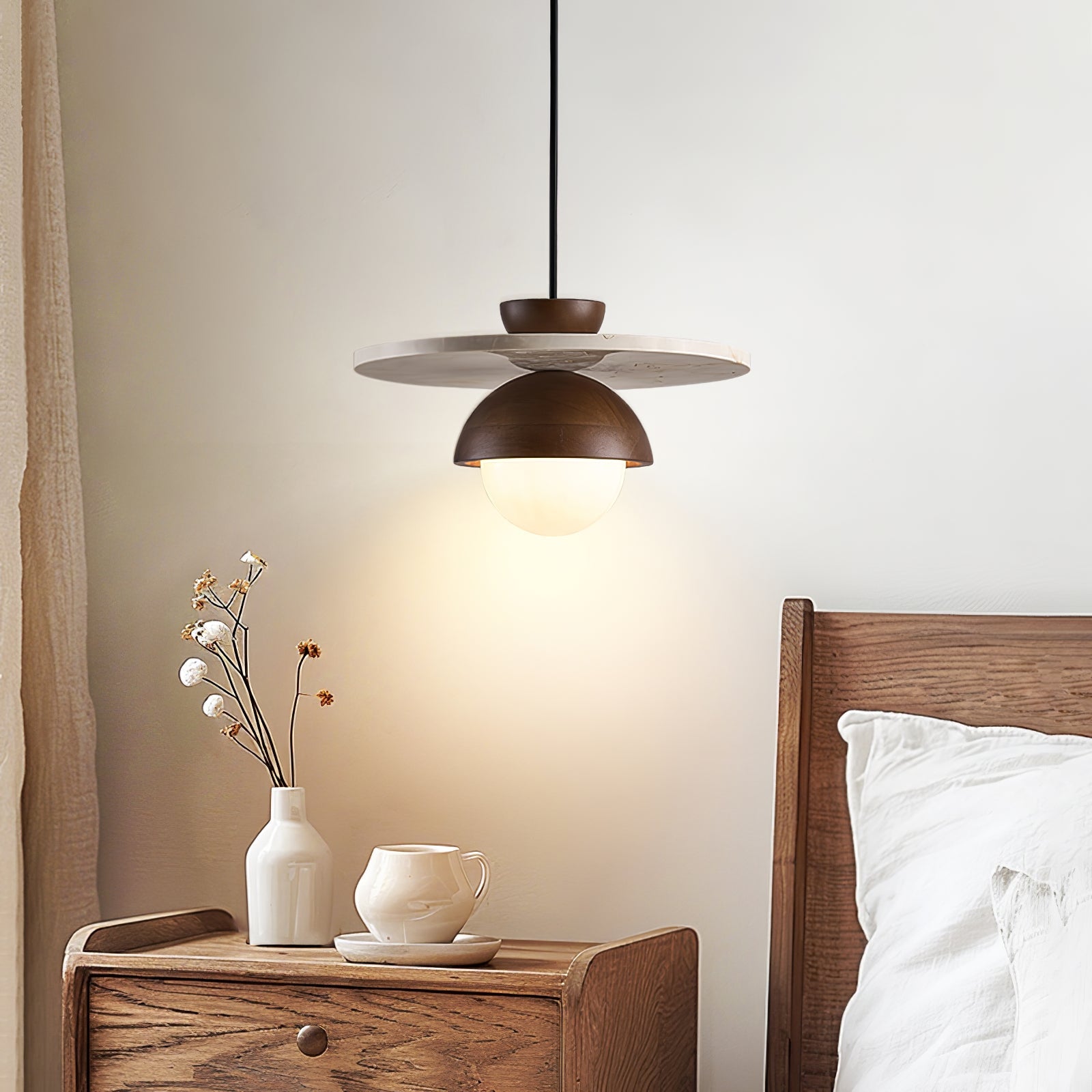 Vera Travertine Pendant Light - Blowlighting