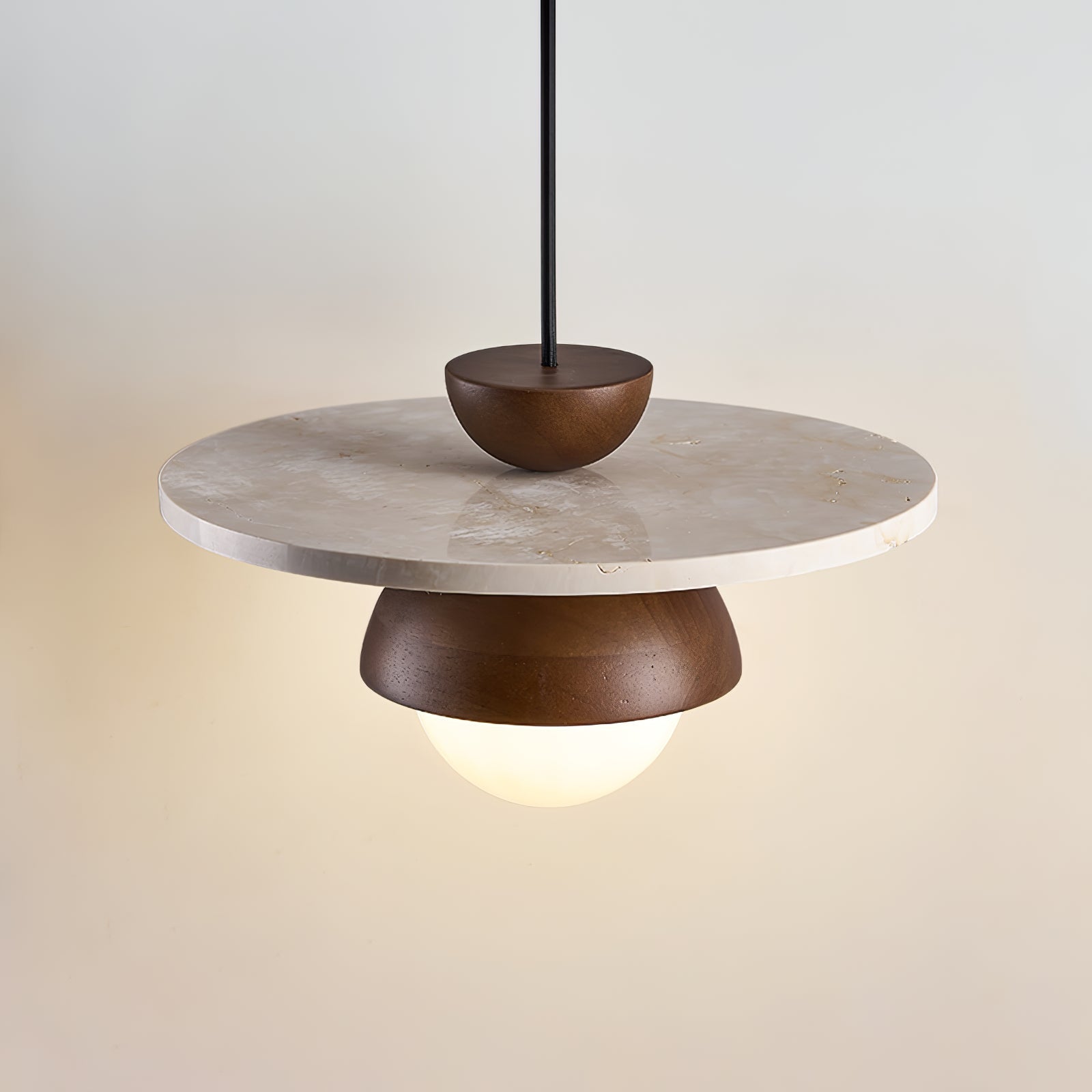 Vera Travertine Pendant Light - Blowlighting