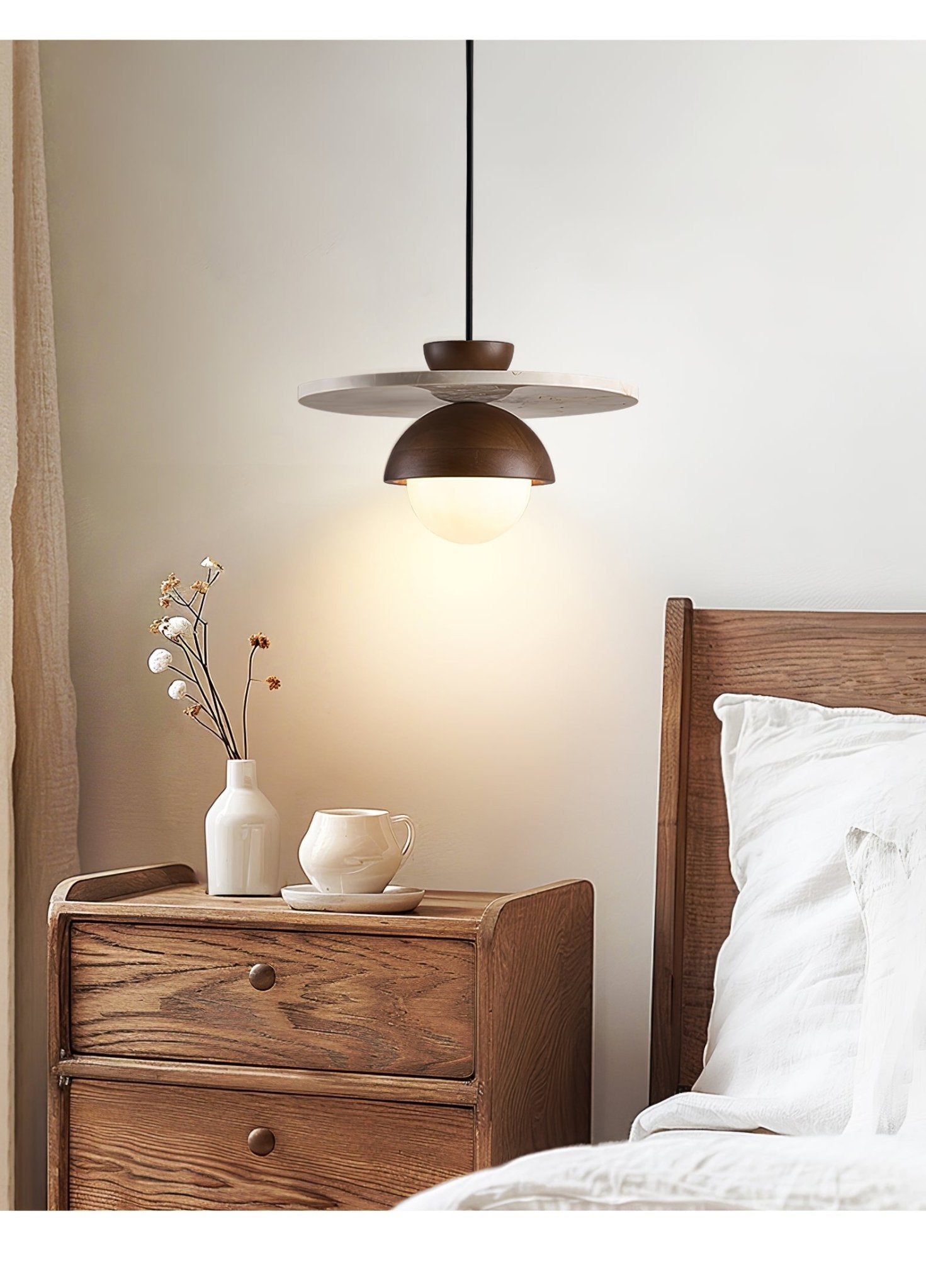 Vera Travertine Pendant Light - Blowlighting