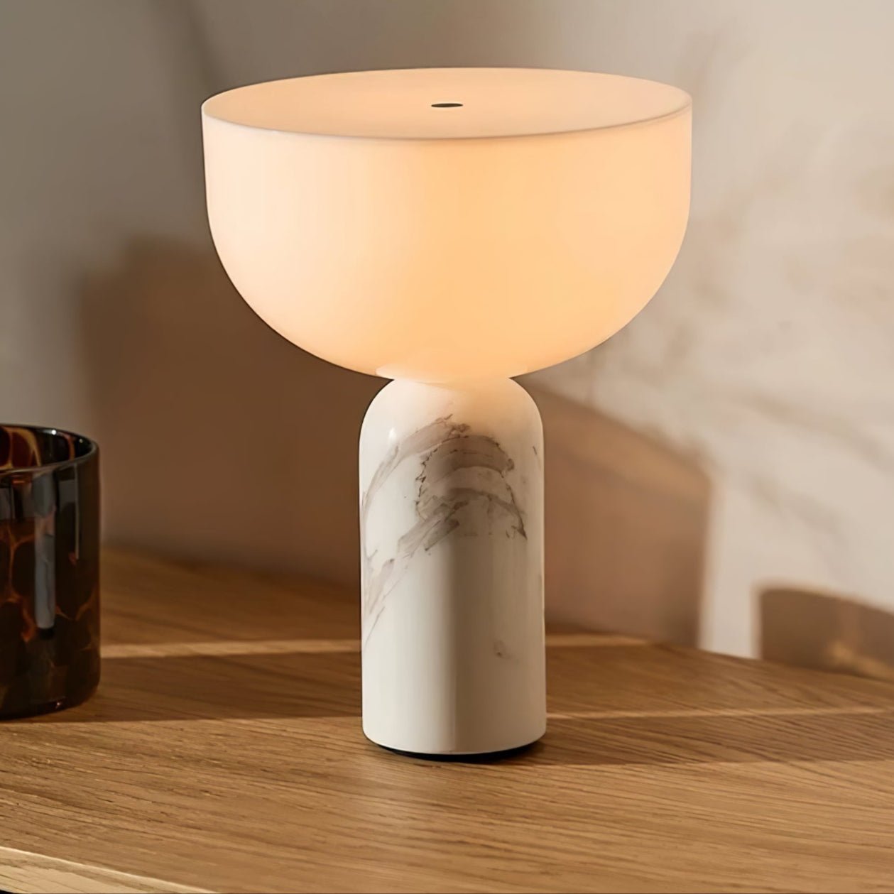 Arno Sphere Marble Table Lamp - Blowlighting
