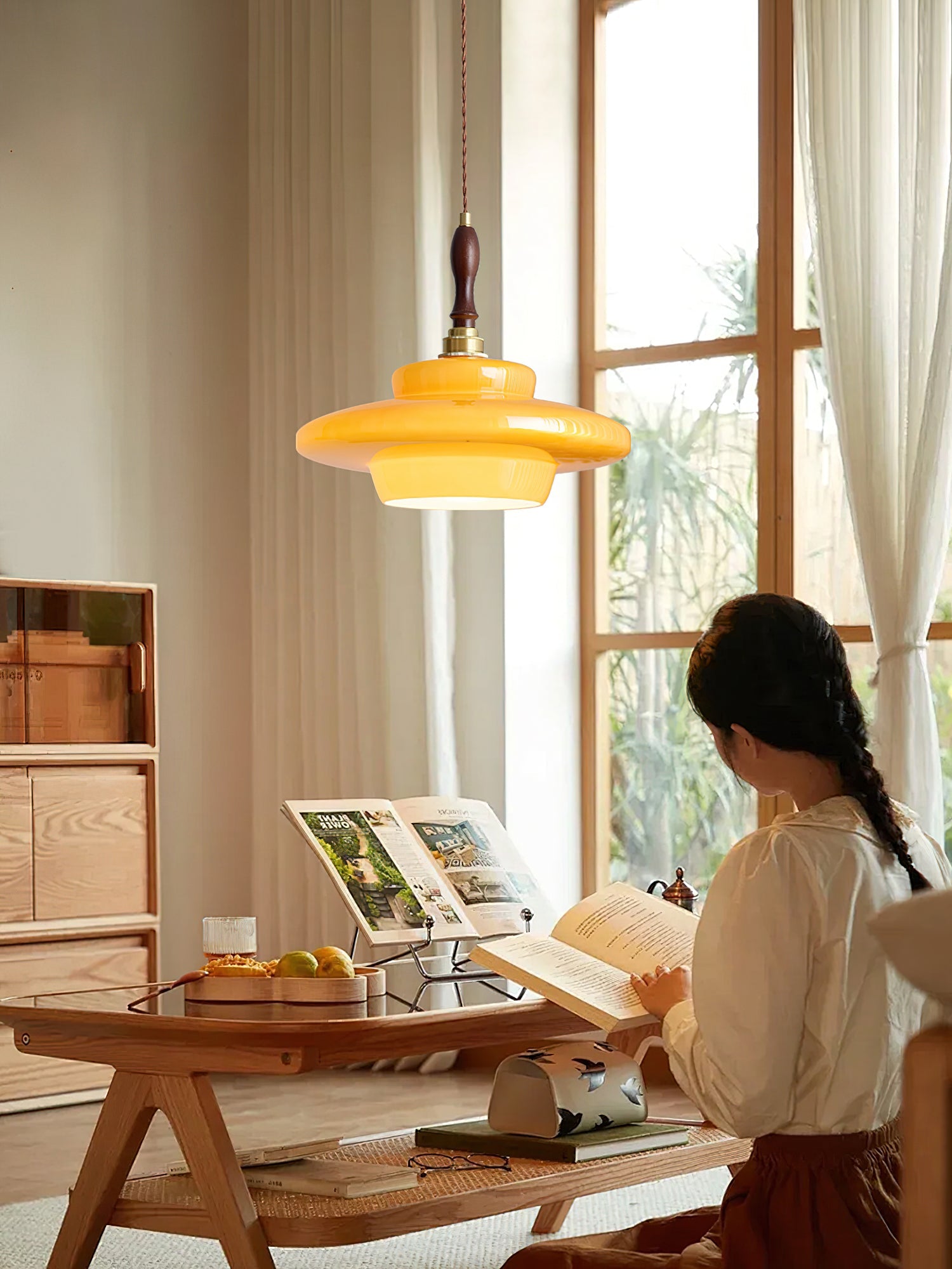 Aroma Modern Glass Pendant Light