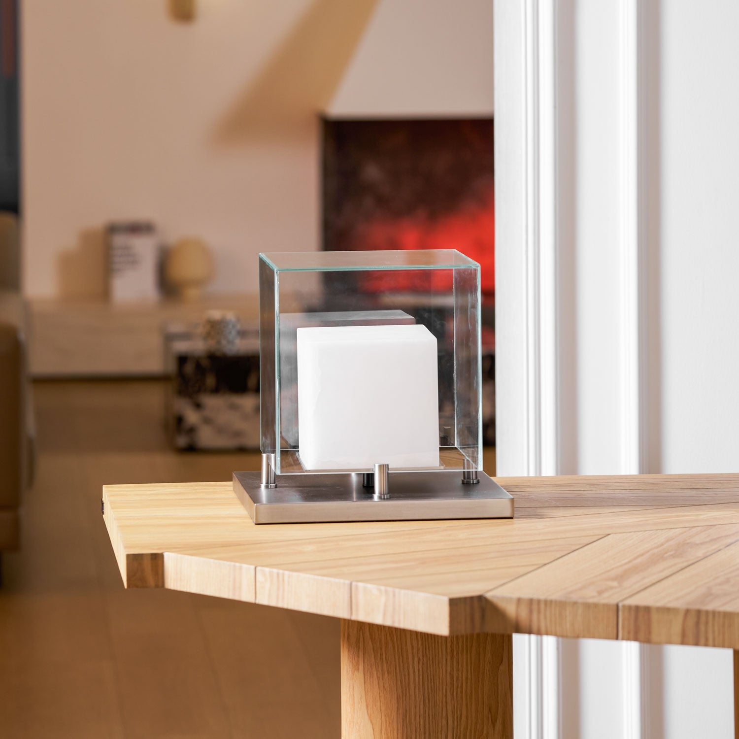 Cubo Alabaster Table Lamp - Blowlighting