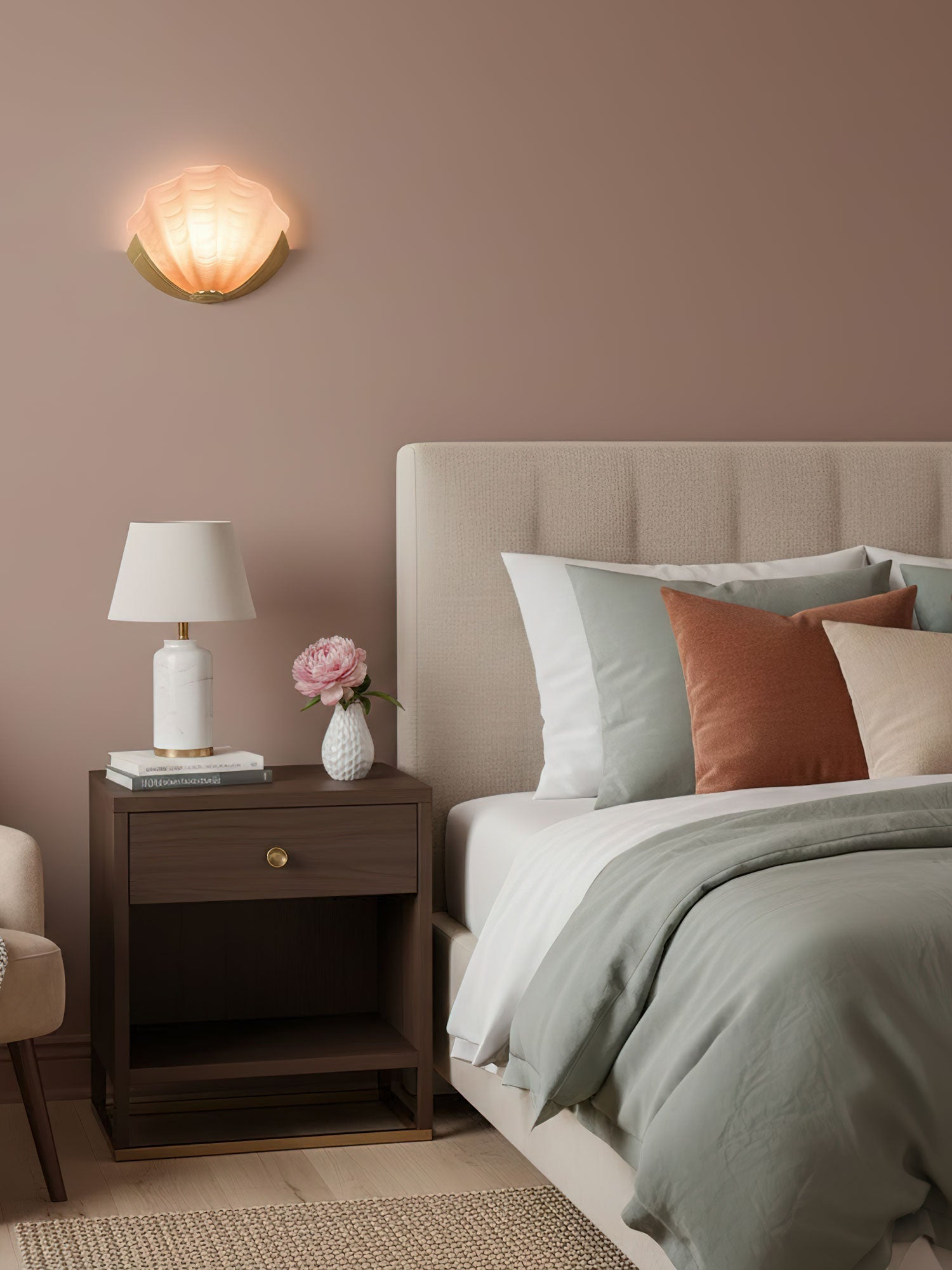 Art Deco Scallop Wall Light - Vakkerlight