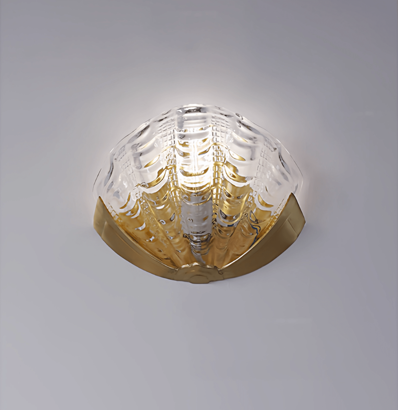 Art Deco Scallop Wall Light - Vakkerlight