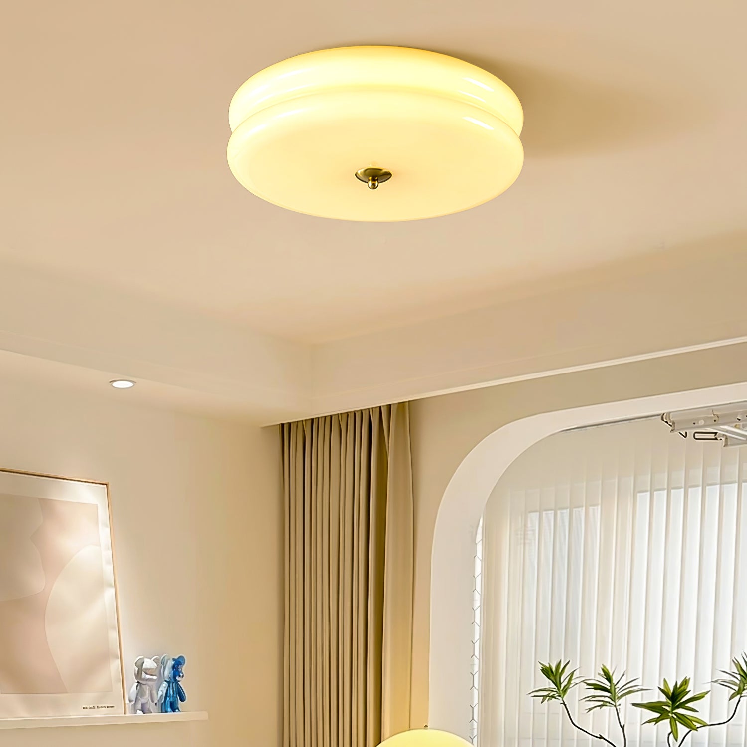 Art Deco Vintage Ceiling Light - Blowlighting