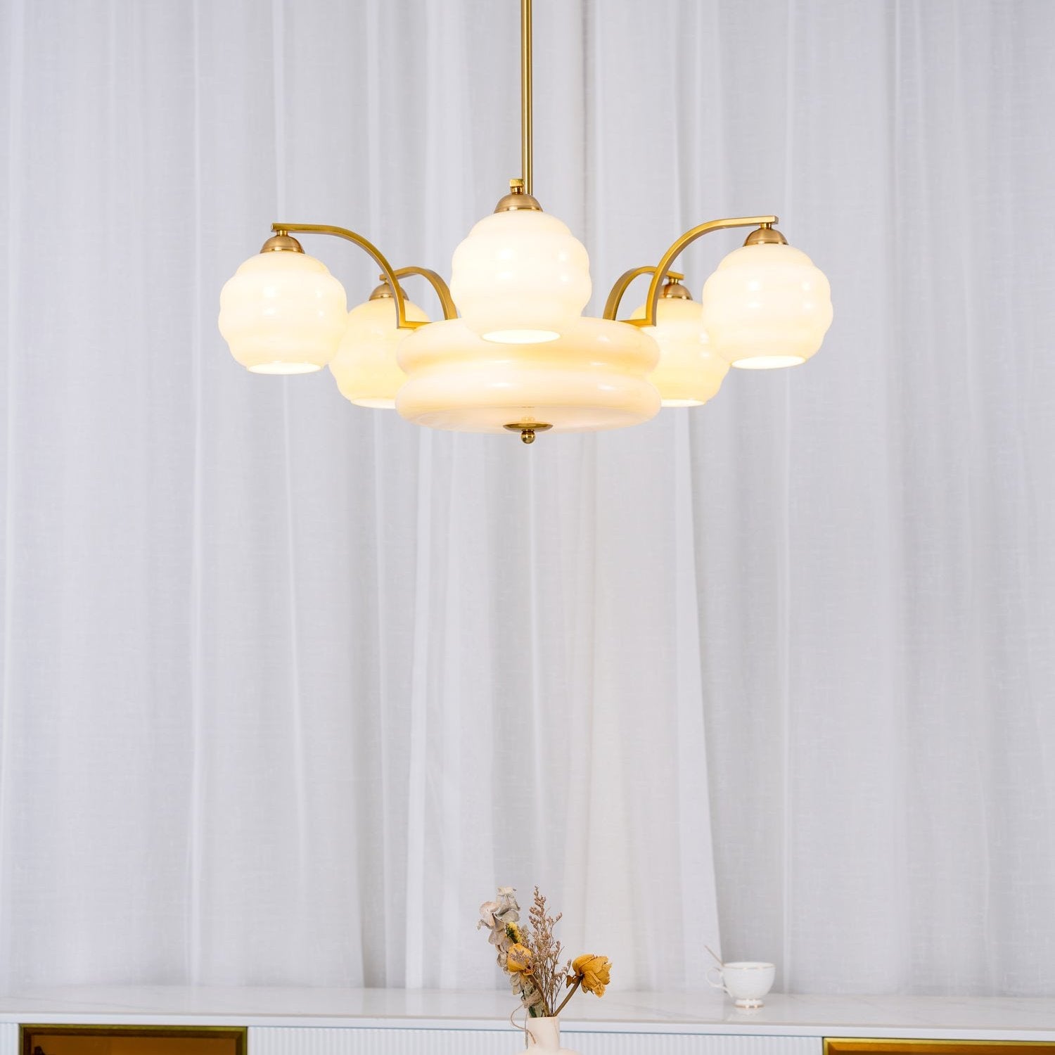 Art Deco Vintage Chandelier - Blowlighting