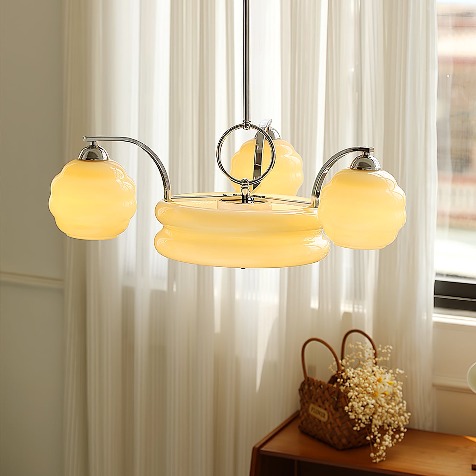 Art Deco Vintage Chandelier - Blowlighting