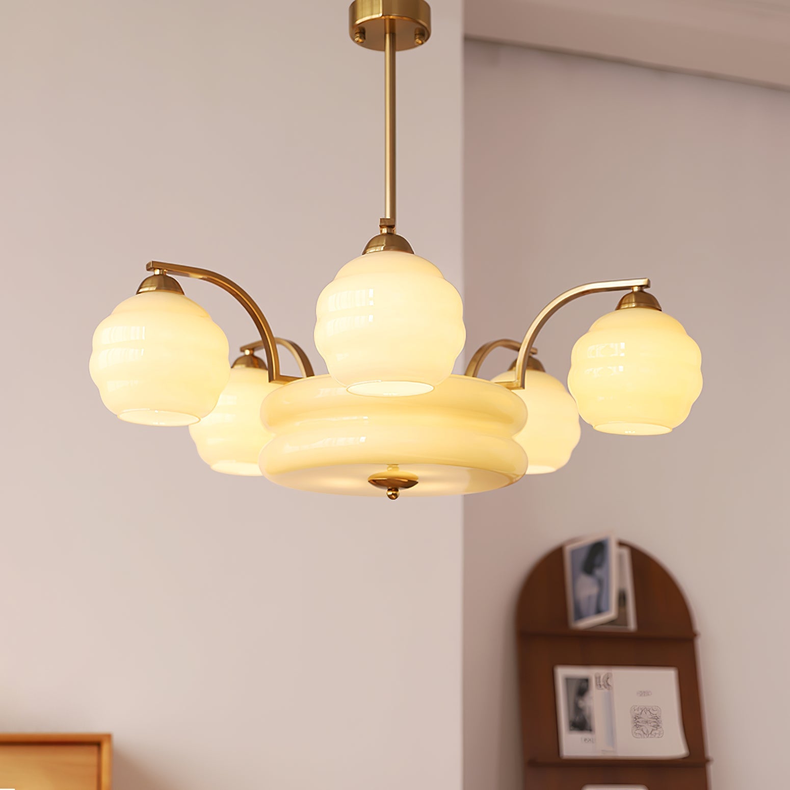 Art Deco Vintage Chandelier - Blowlighting