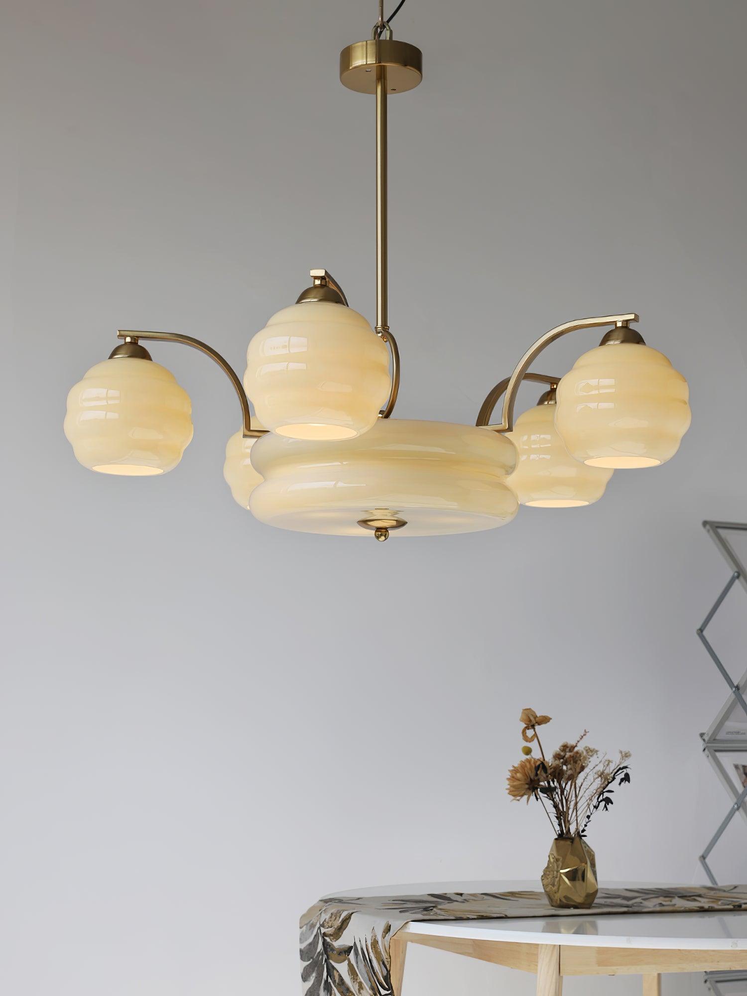 Art Deco Vintage Chandelier - Blowlighting