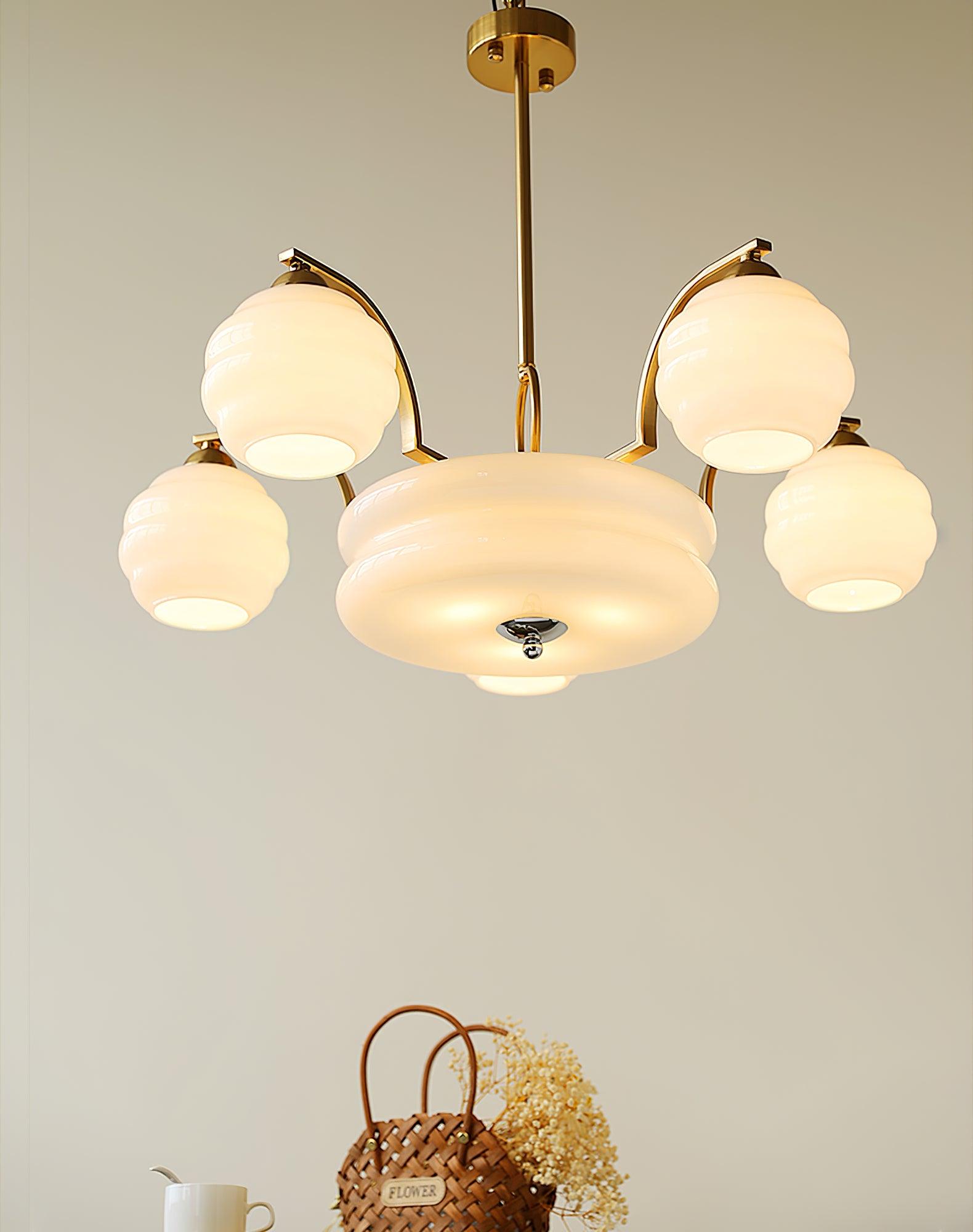 Art Deco Vintage Chandelier - Blowlighting