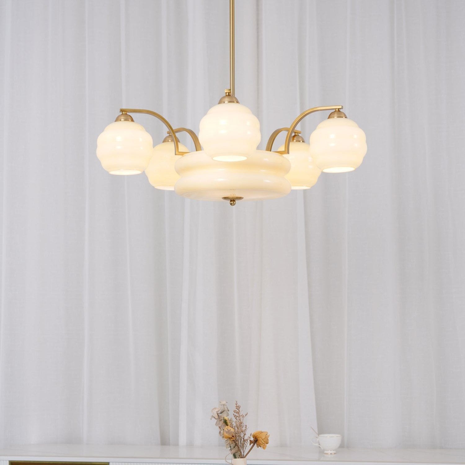 Art Deco Vintage Chandelier - Blowlighting