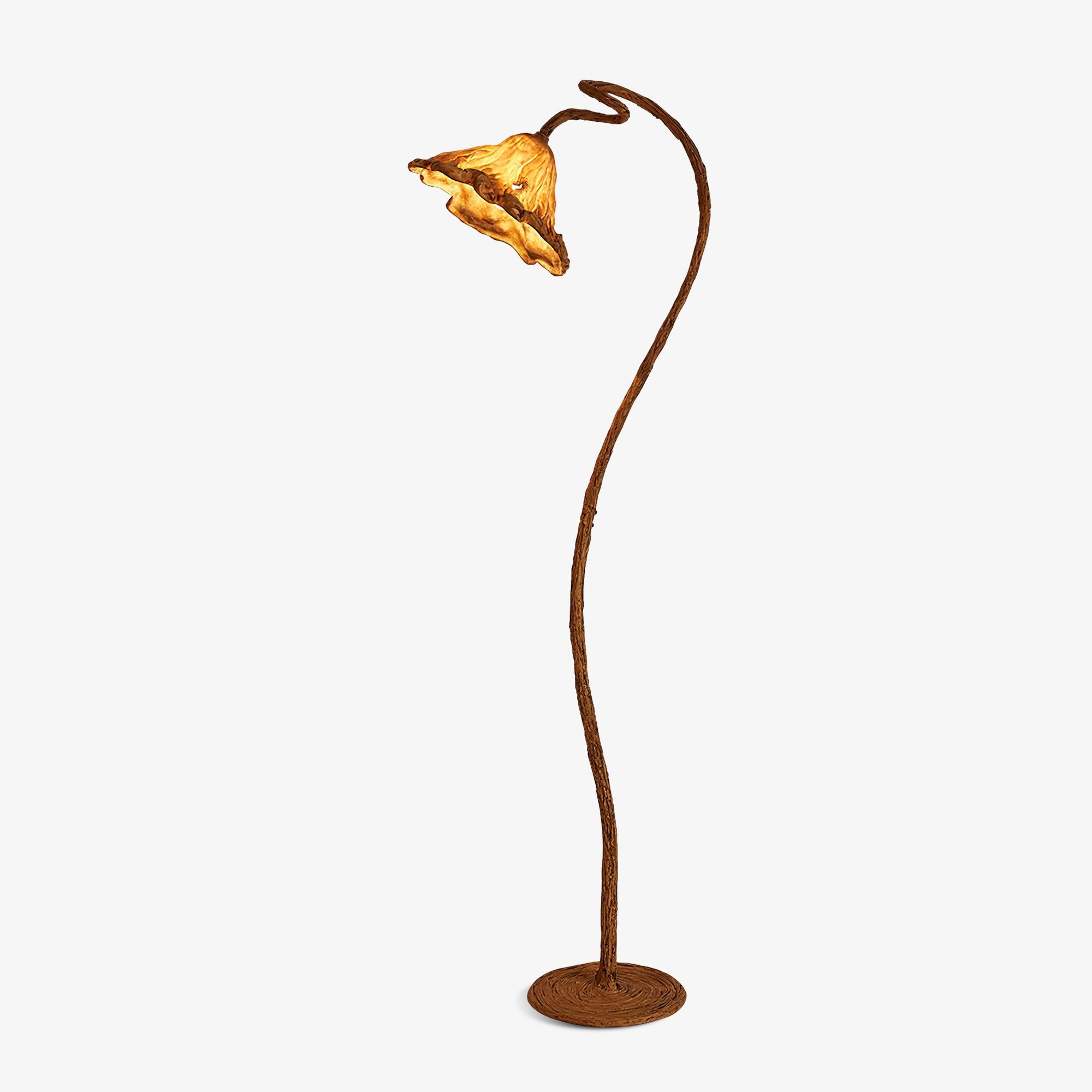 Artistic Lotus Leaf Floor Lamp - Blowlighting