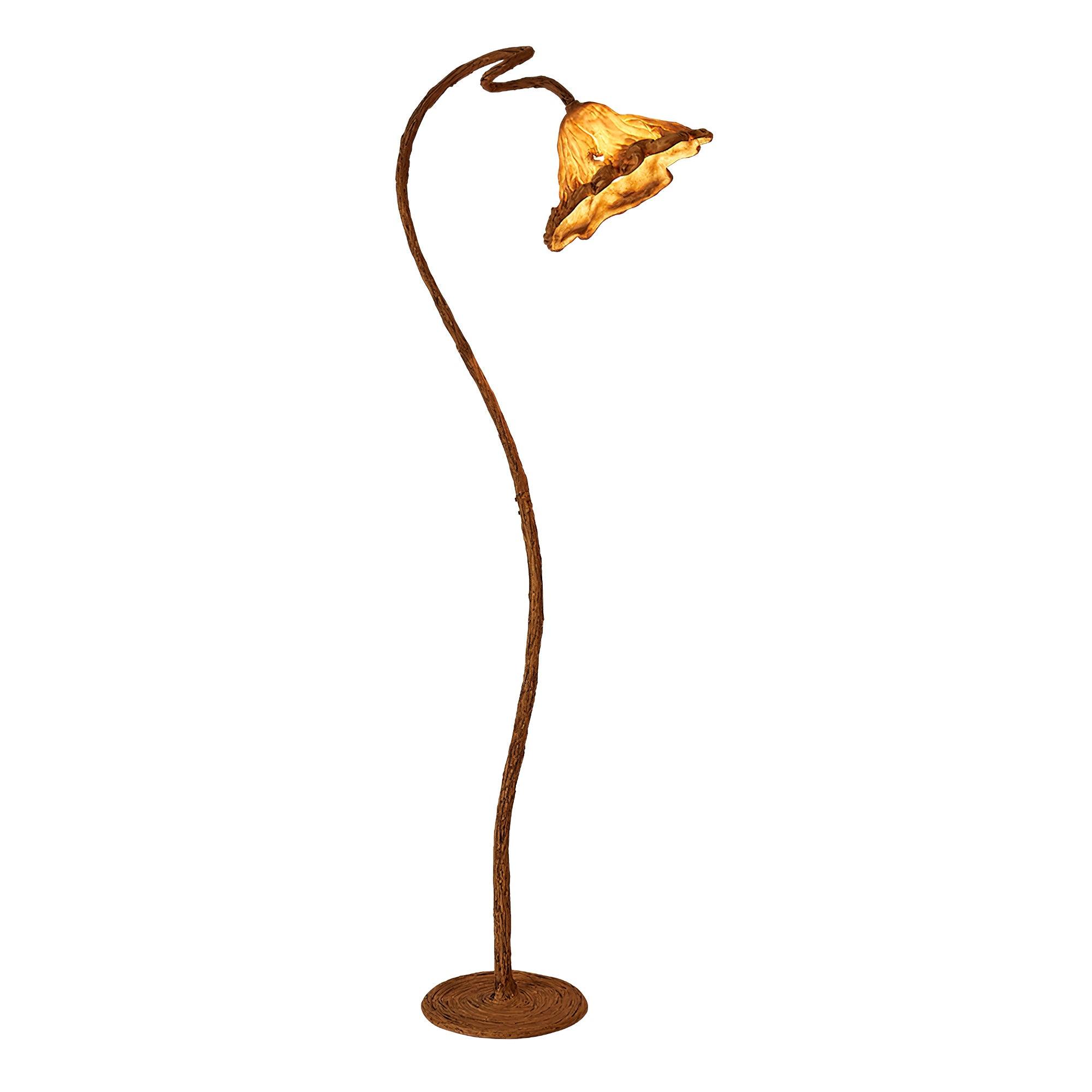 Artistic Lotus Leaf Floor Lamp - Blowlighting