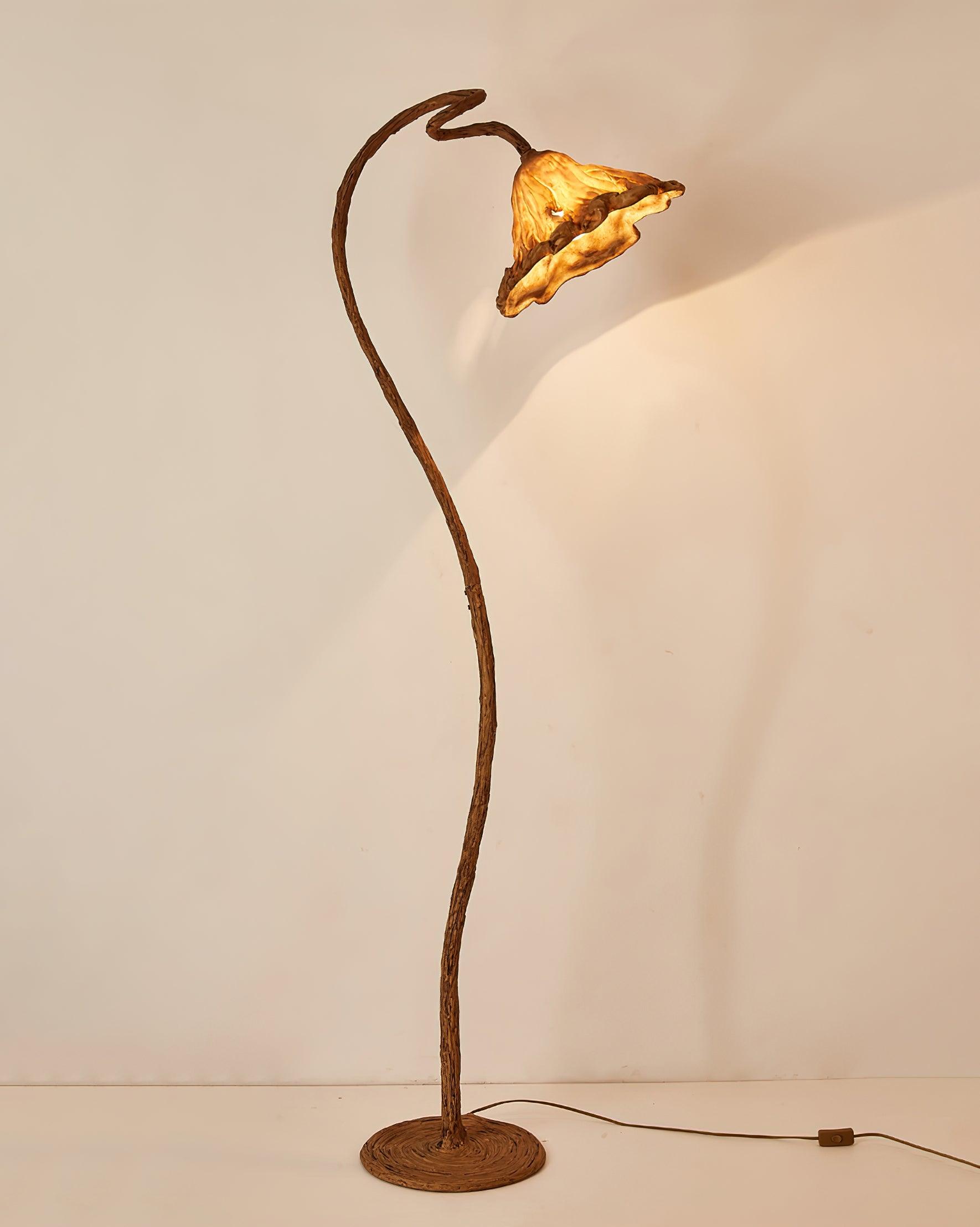 Artistic Lotus Leaf Floor Lamp - Blowlighting